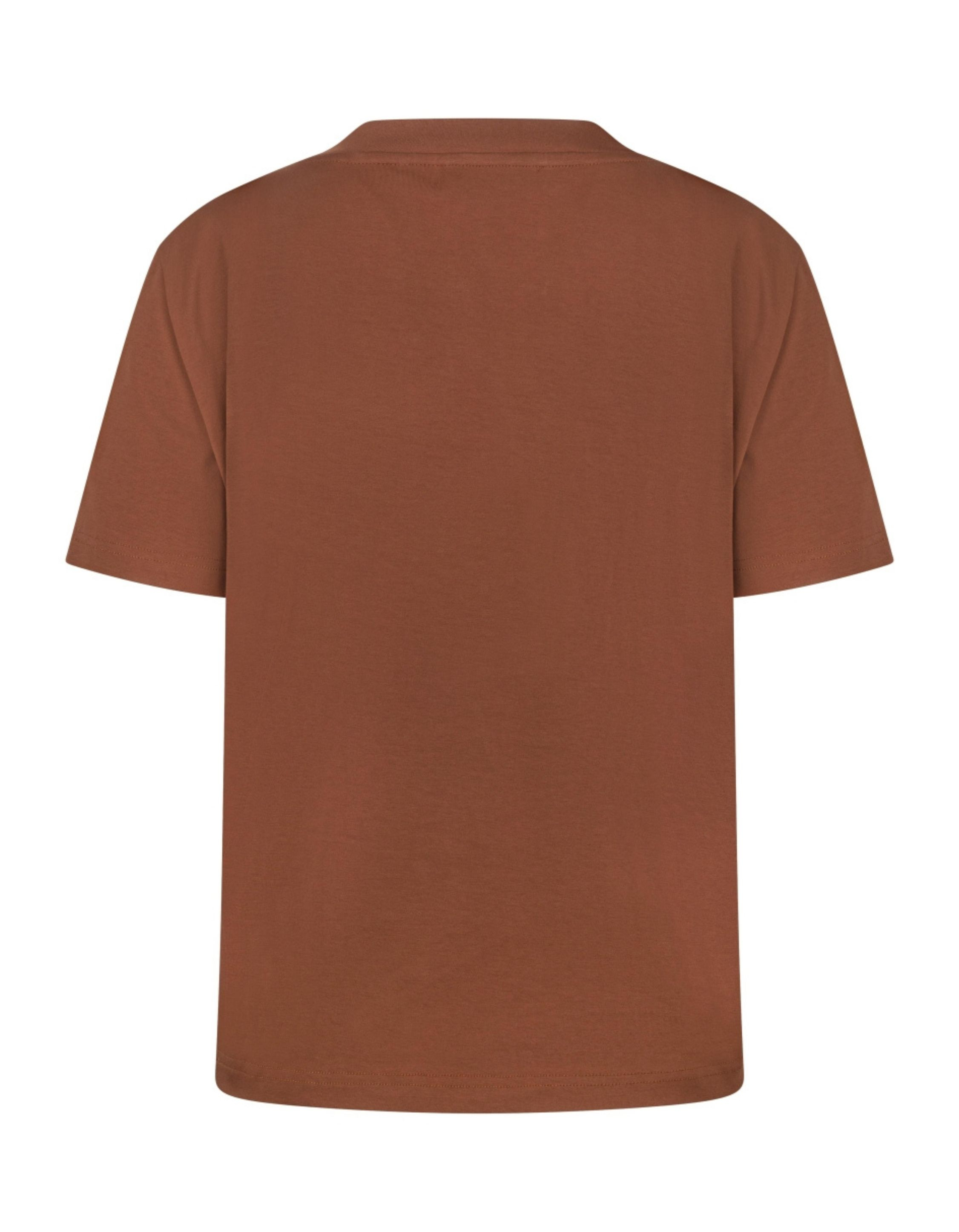 Nukus Luna Shirt Nk T-shirts Bruin Nkf04012