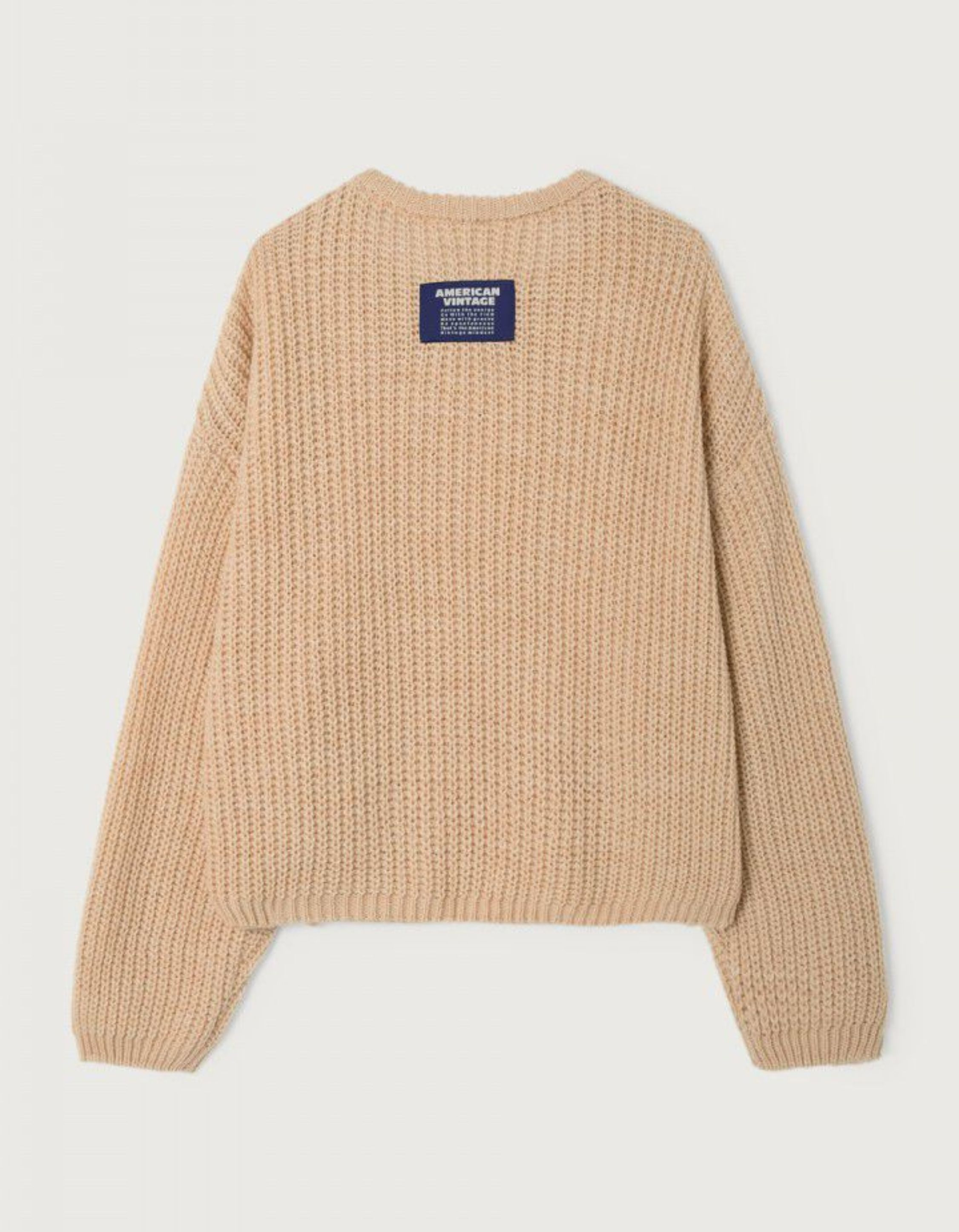 American Vintage Cyrow Pullovers Beige Cyr18ah26