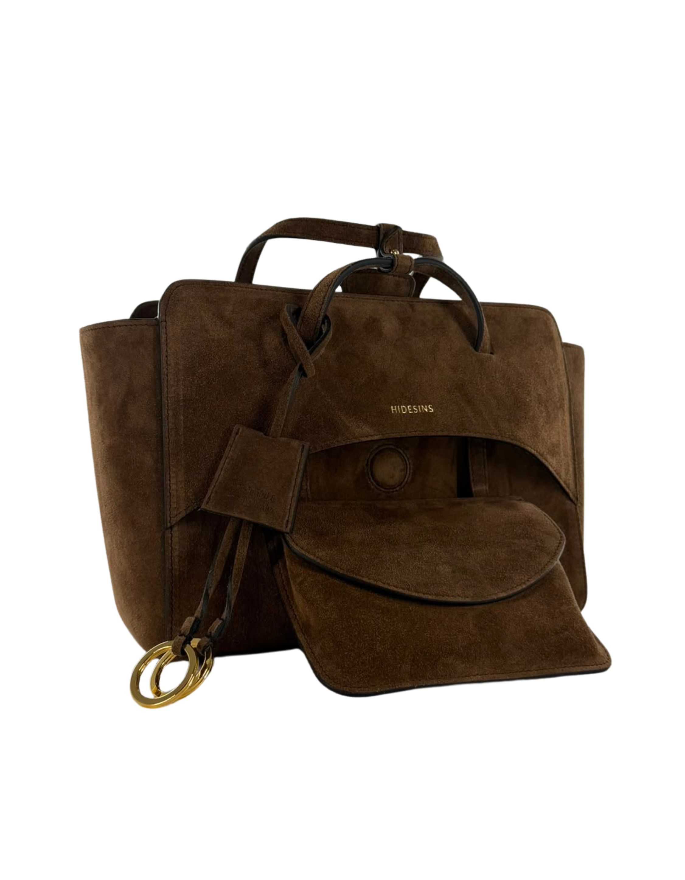 Hidesins Flap M Handtassen Bruin Fl12sd