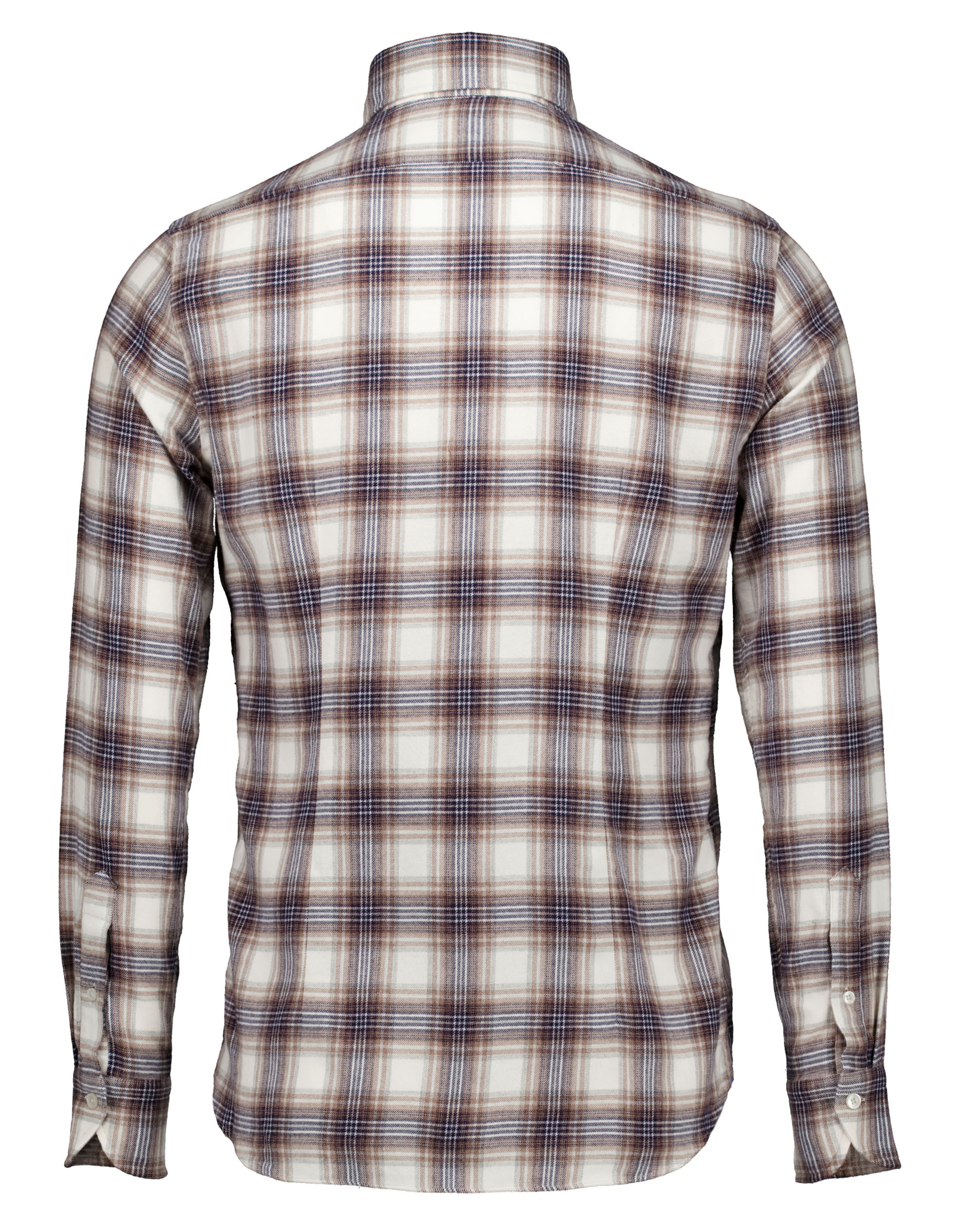 Xacus Washed Shirt Lange Mouw Overhemden Bruin 721ml/31306