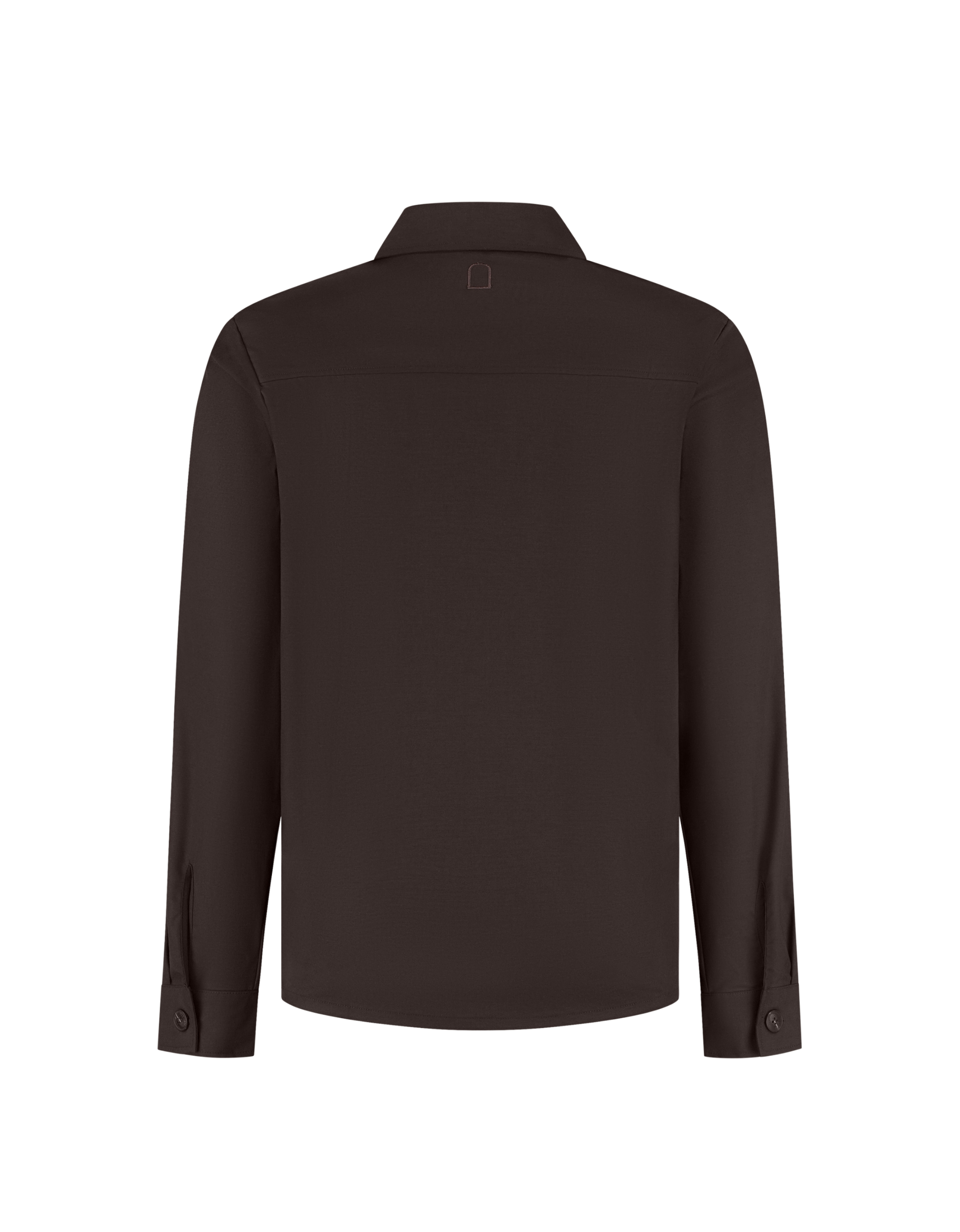 Duquezzi Cesare Wool Blend Overshirts Donkerbruin Dqa50026067