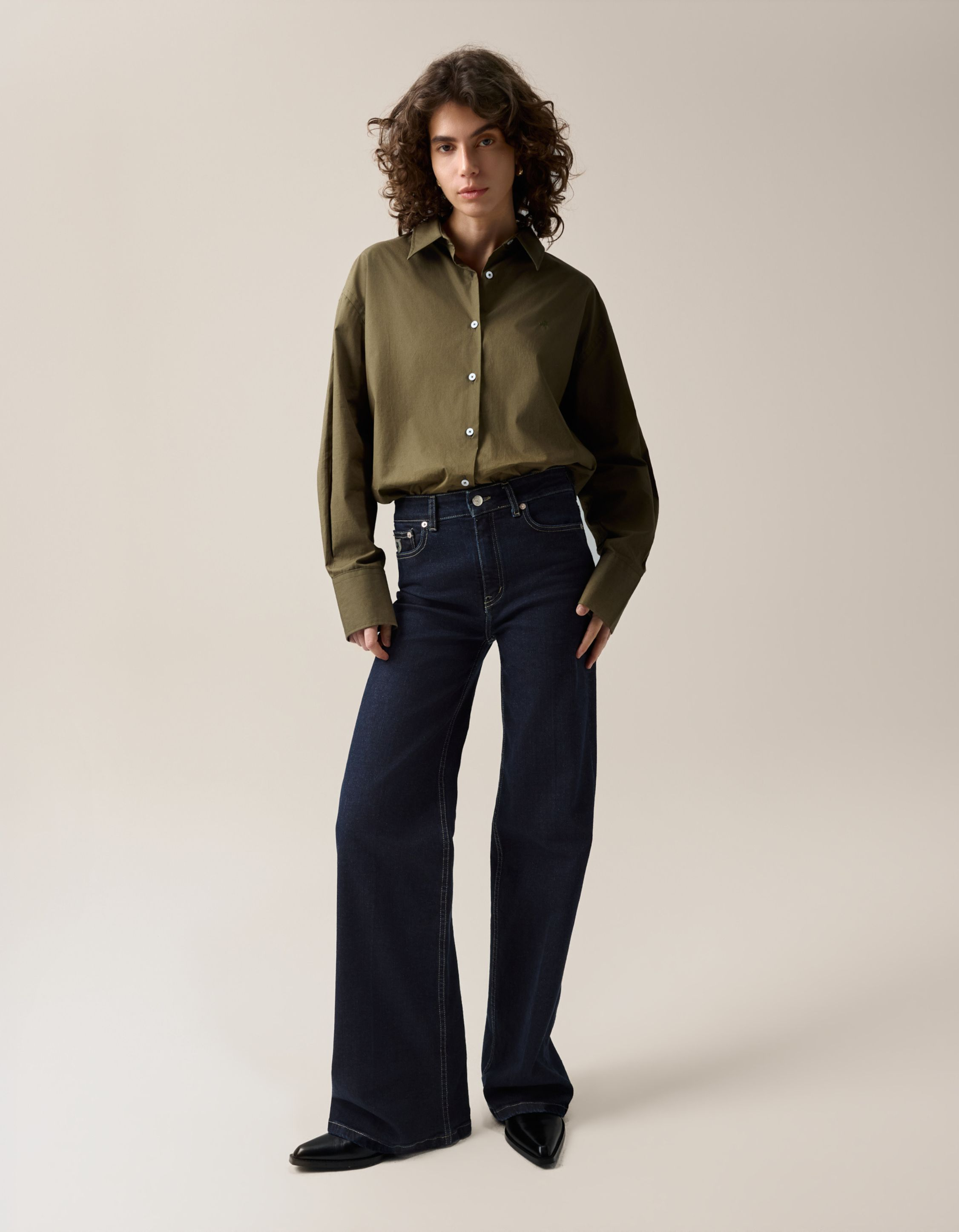 Lois Palazzo Jeans Donkerblauw 2142-8063