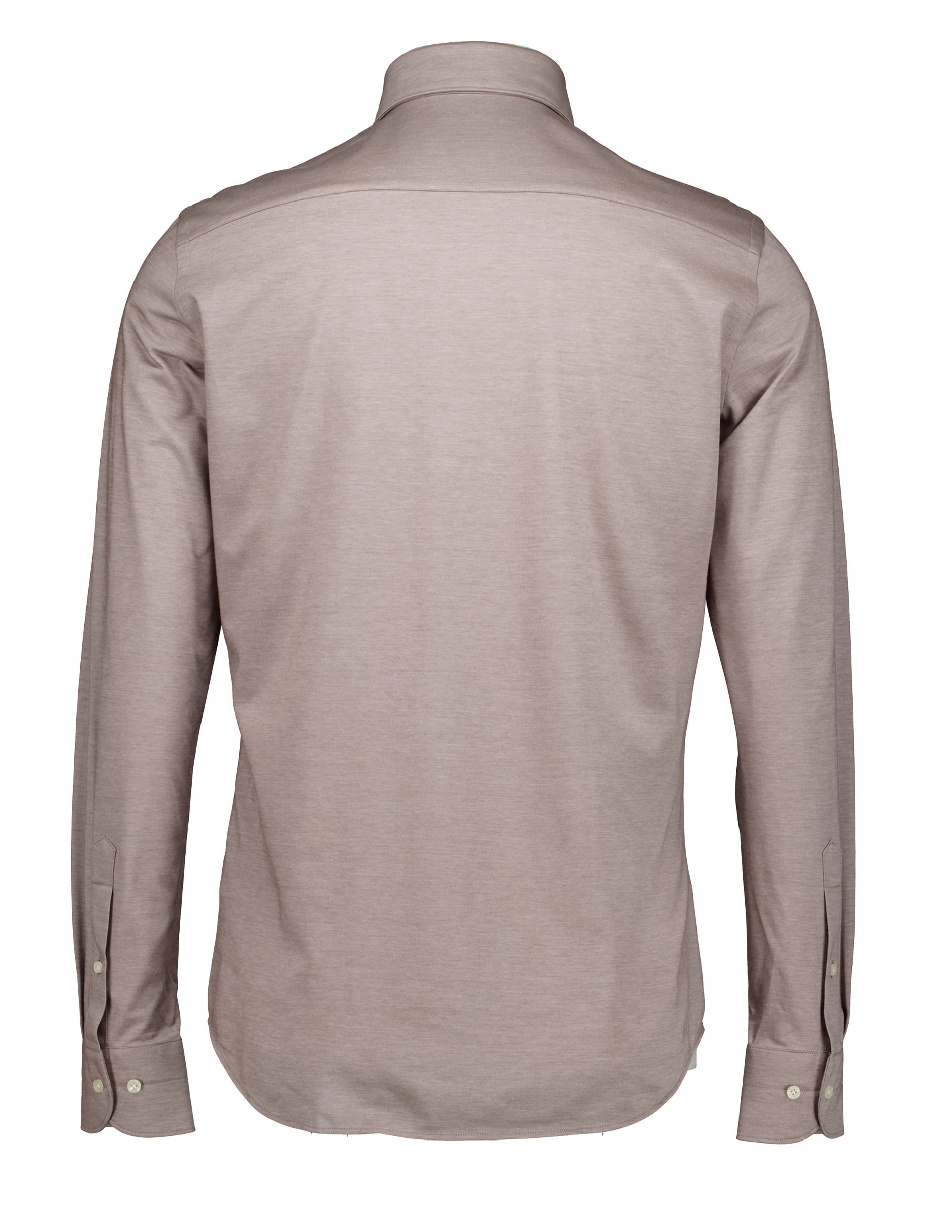 Profuomo Shirt X-cutaway Sf Lange Mouw Overhemden Bruin Ppxh30020