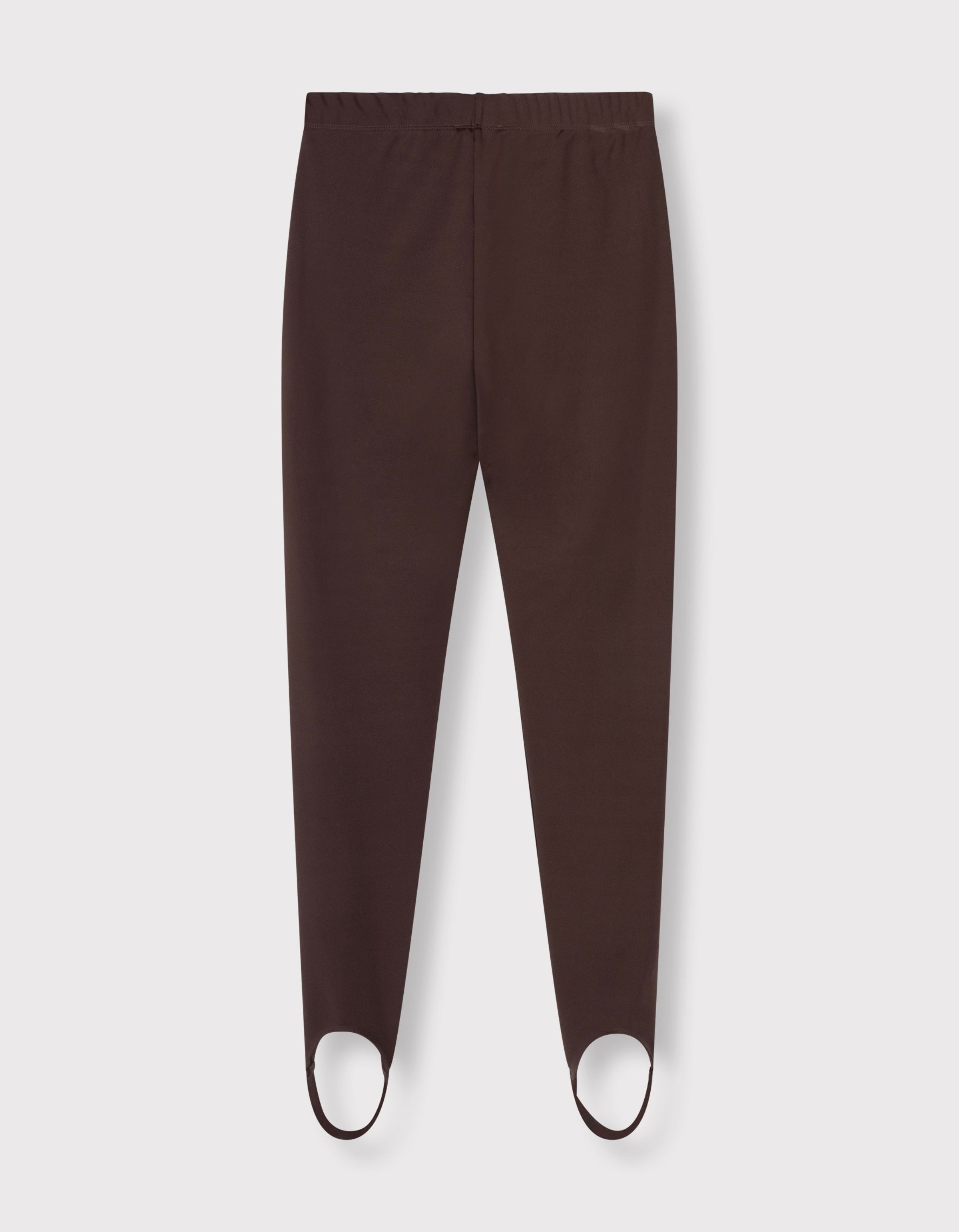 Alix The Label Ladies Knitted Clean Legging Leggings Donkerbruin 2608139952