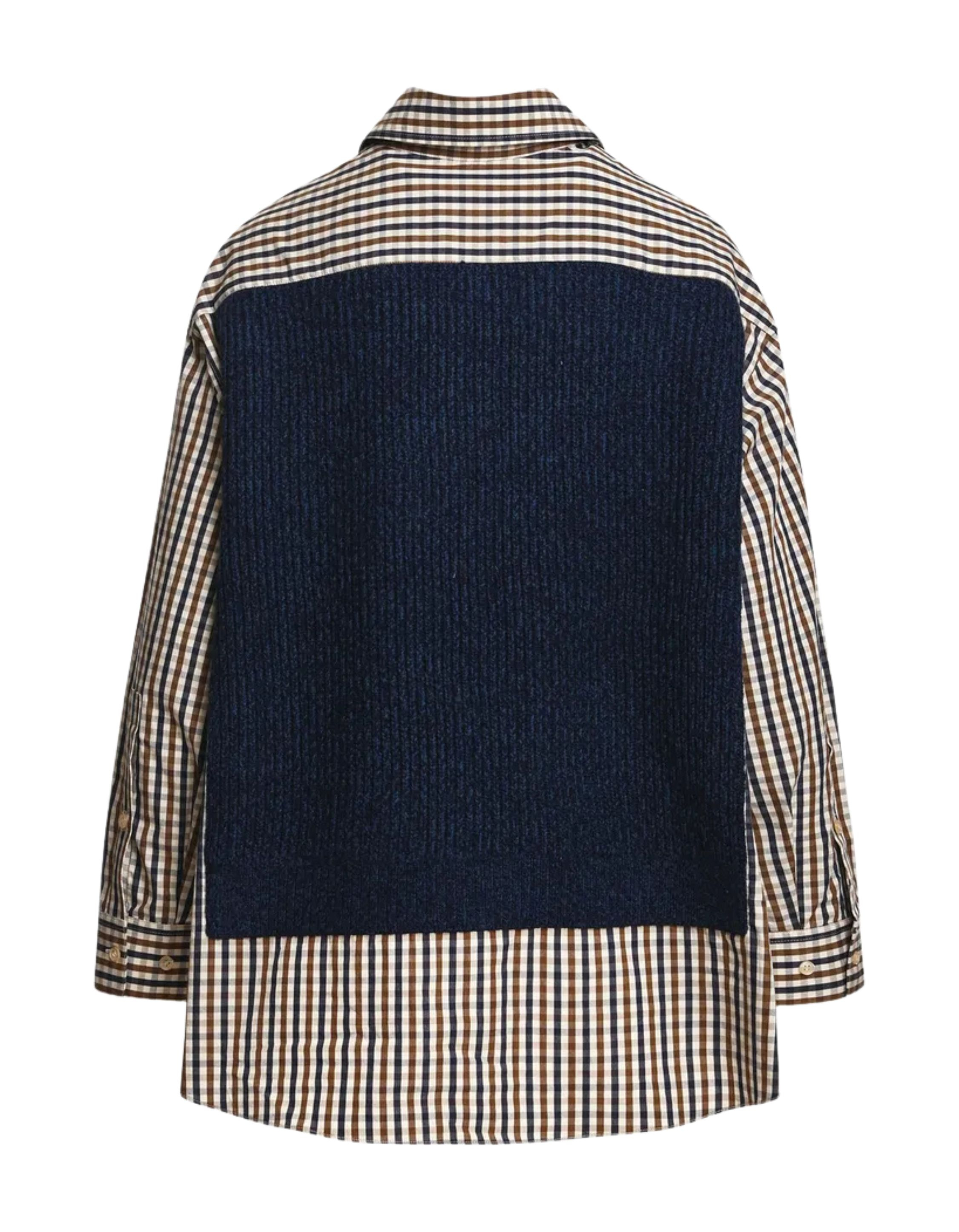 Essentiel Antwerp Kute Fabric Mix Blouses Multicolor Kute