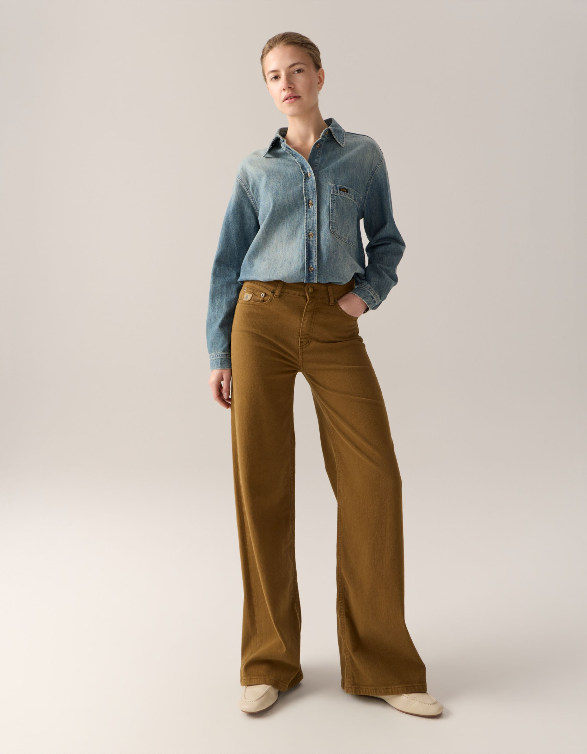 Lois Palazzo Jeans Cognac 2142-8110