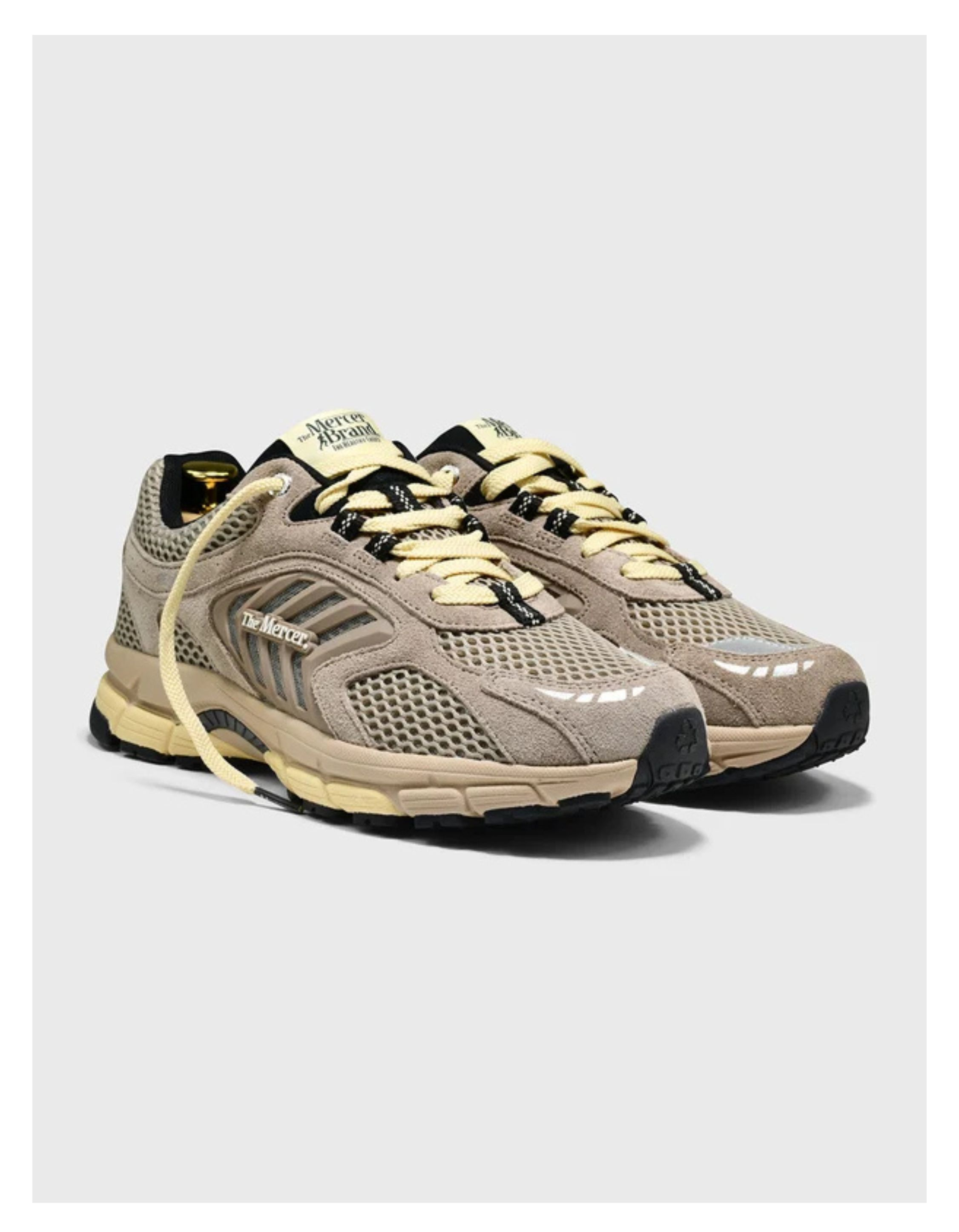 Mercer The Re-run Evo Nubuck Sneakers Zand Me263011