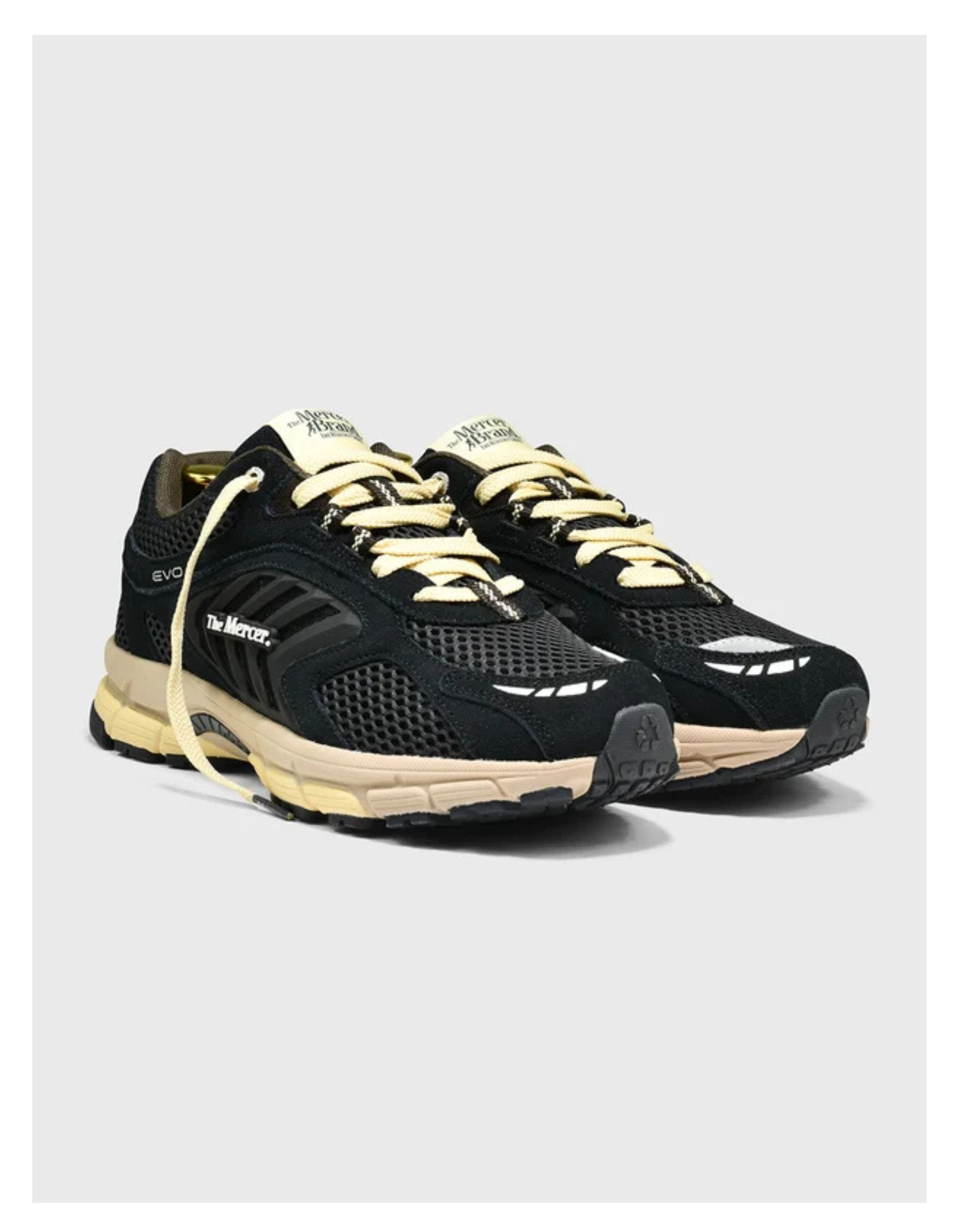 Mercer The Re-run Evo Nubuck Sneakers Anthraciet Me263011