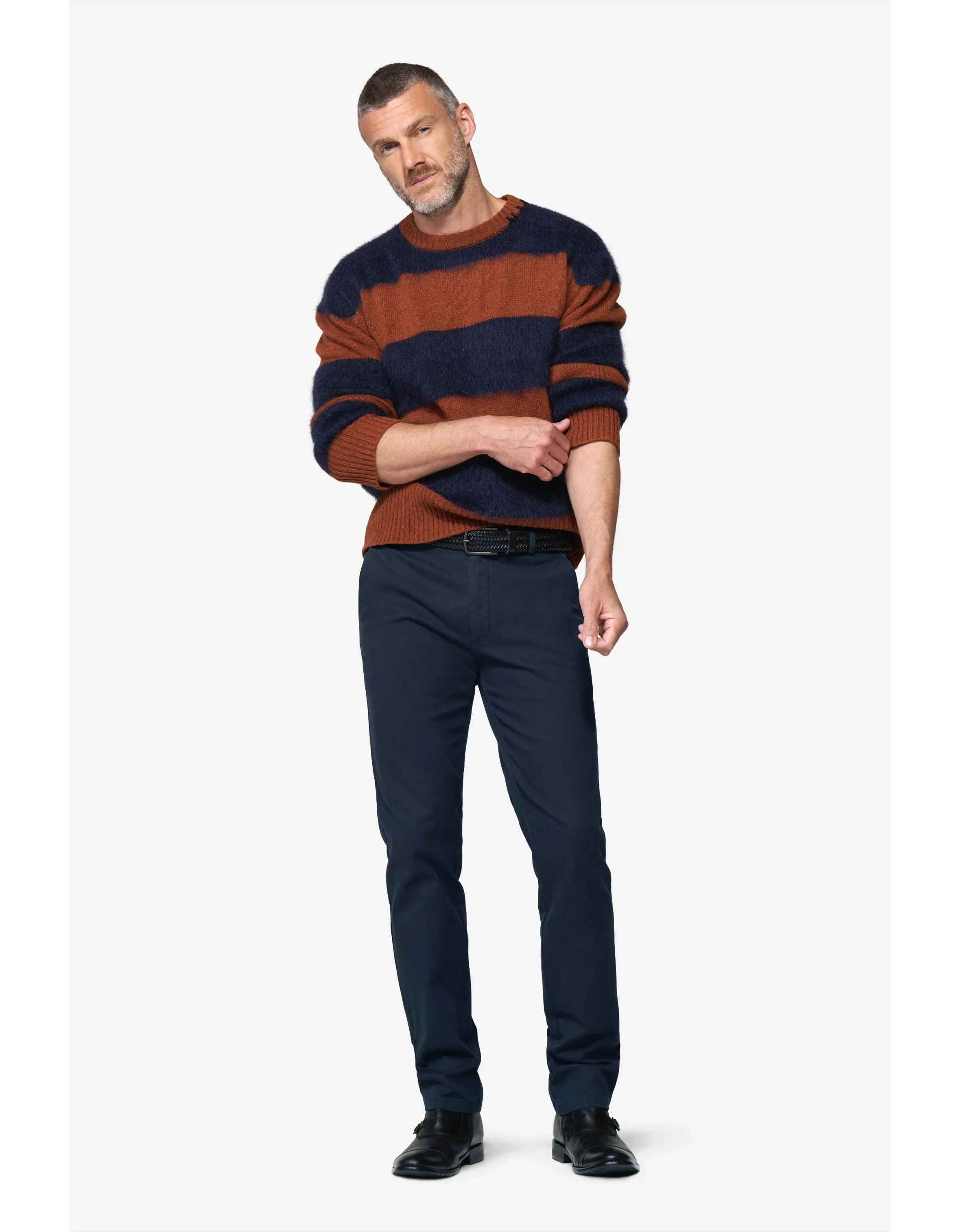 Meyer 102 Bonn Chino Donkerblauw 2-5627