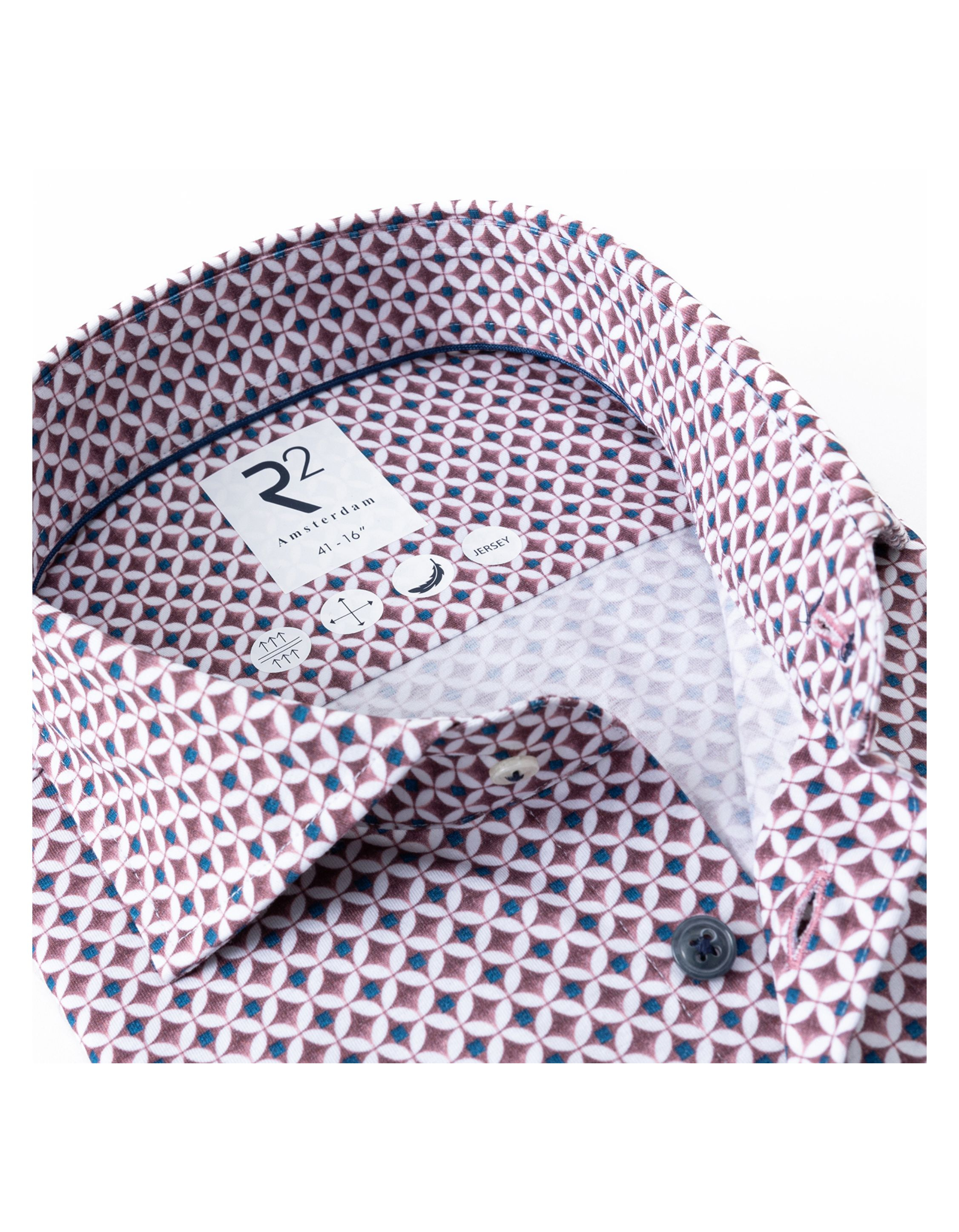 R2 Technical Knitted Lange Mouw Overhemden Roze 134.wsp.008