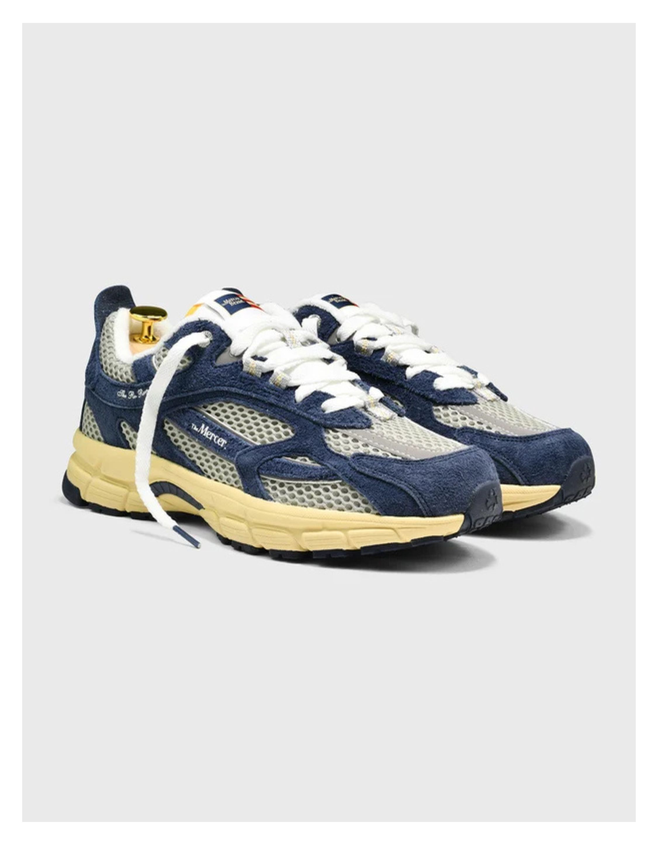 Mercer The Re-run Americana Sneakers Donkerblauw Me263029