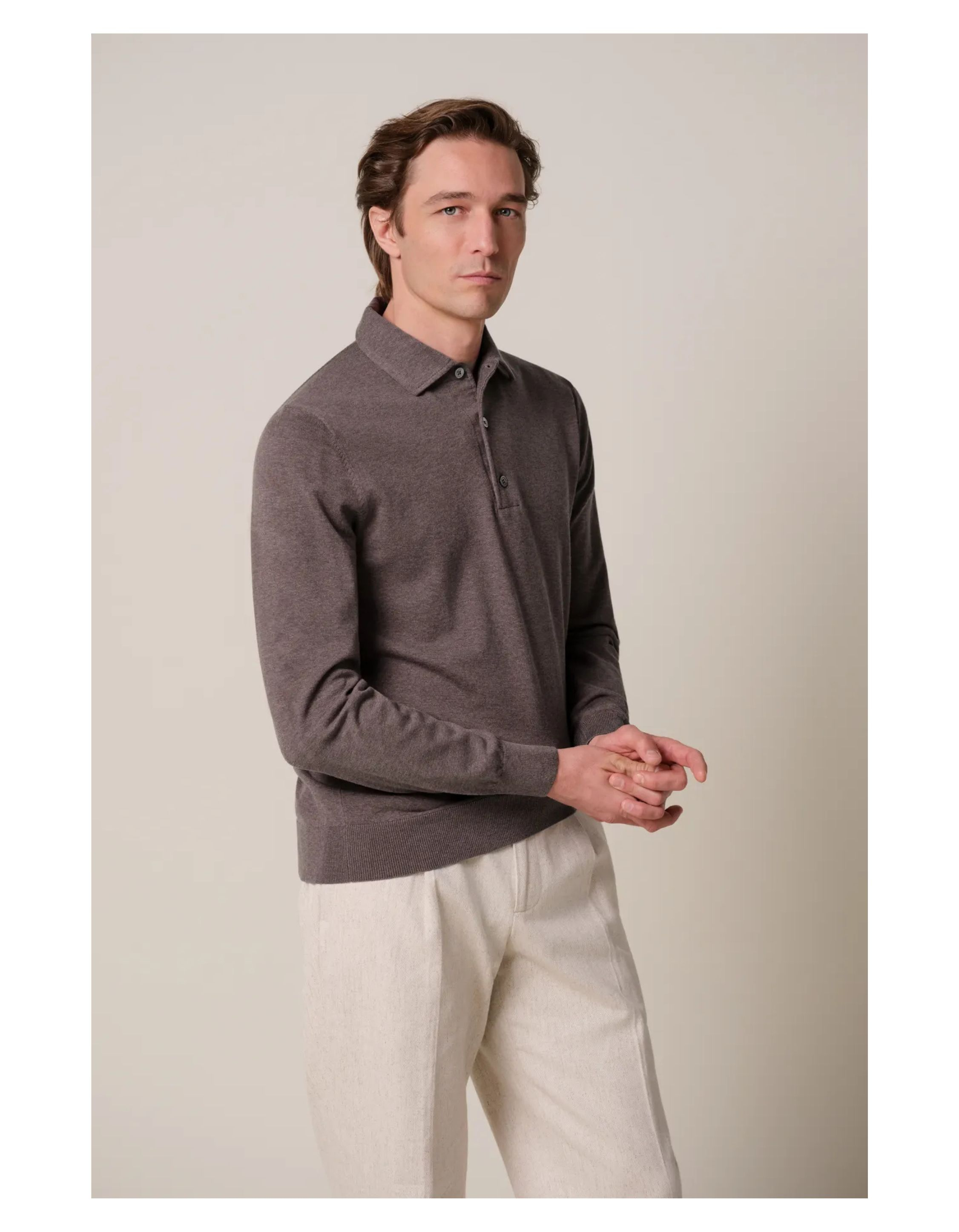 Profuomo Polo One Piece Polos Aubergine Ppxj30003