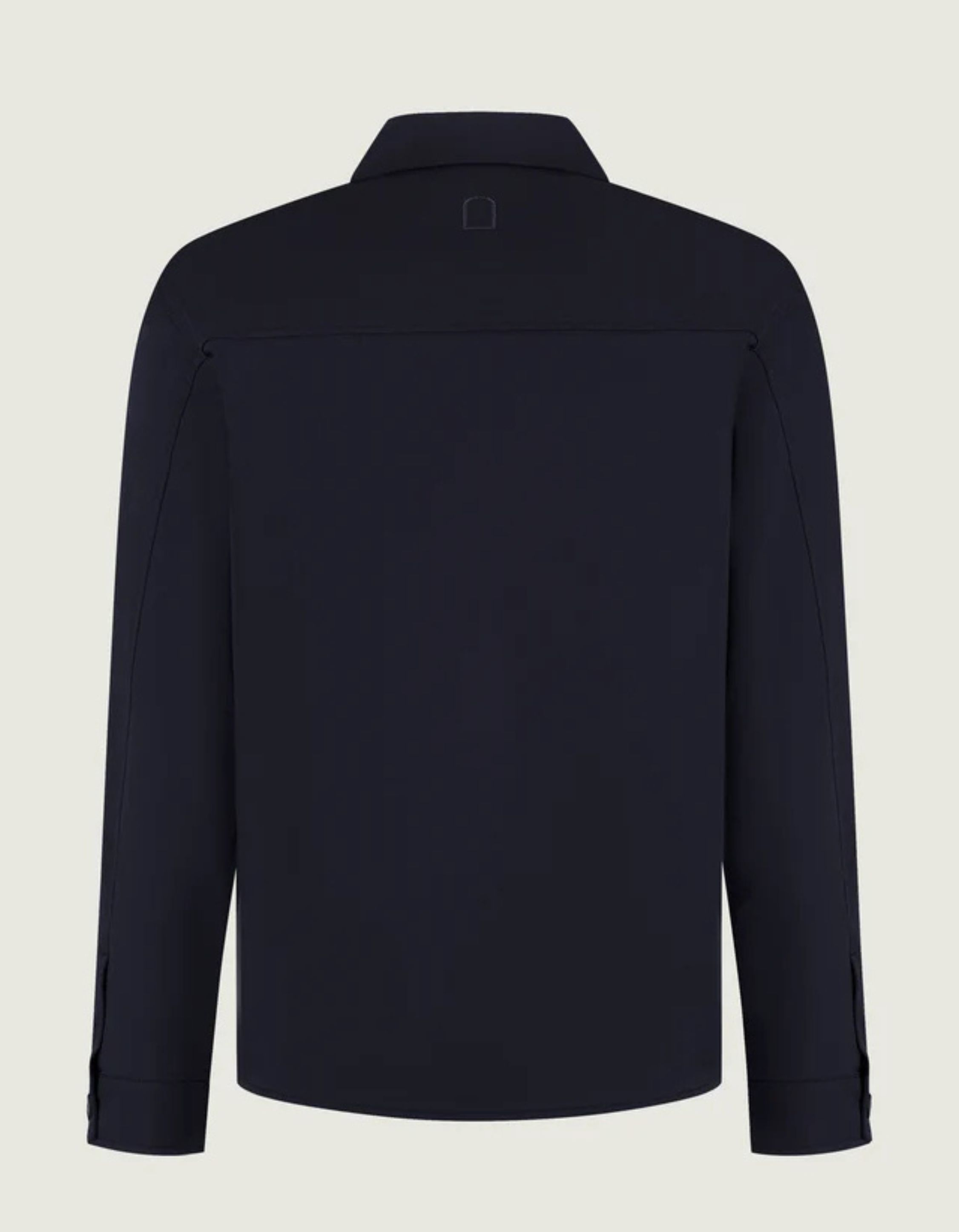 Duquezzi Wool Blend Overshirt Overshirts Donkerblauw Dqa50026007