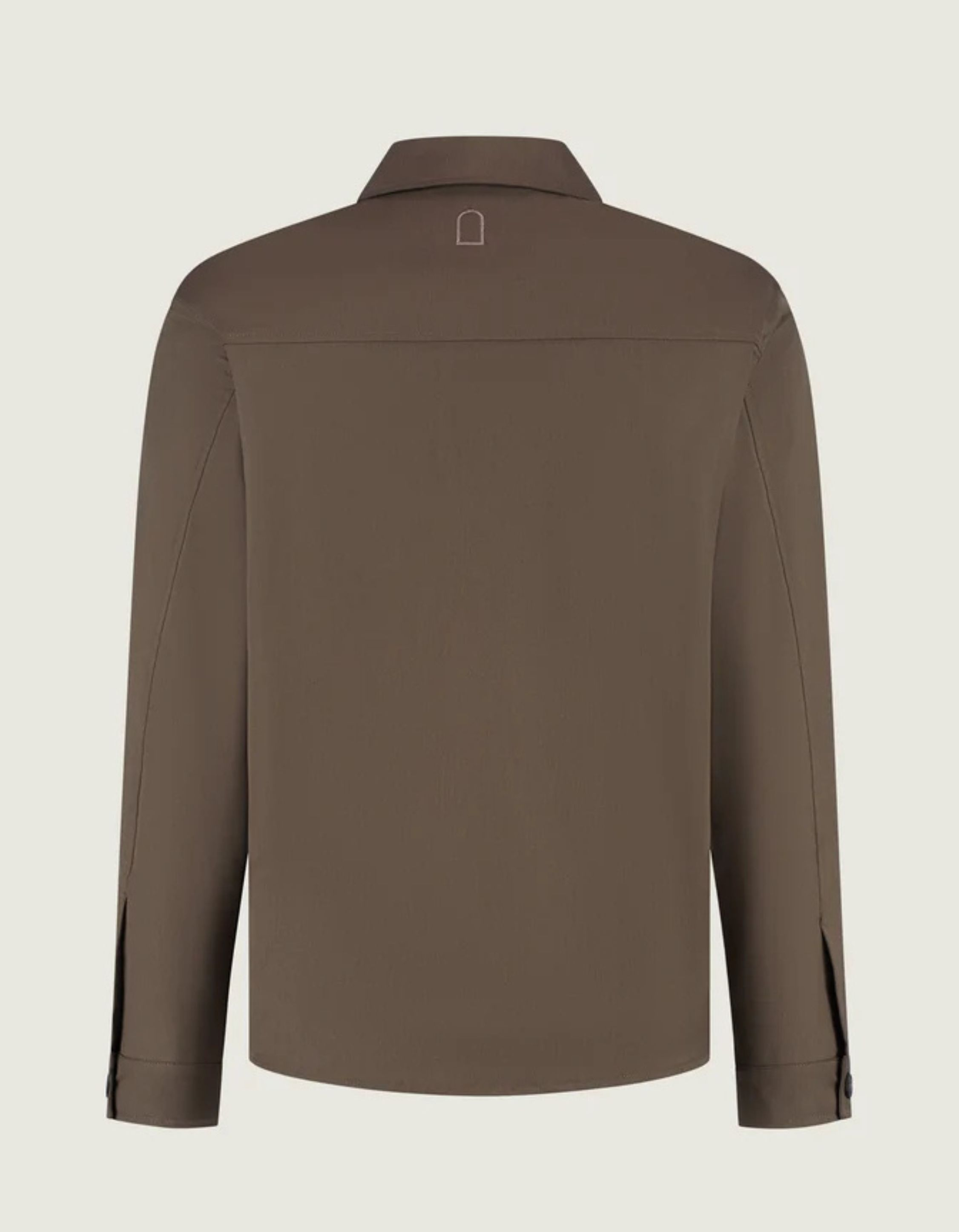 Duquezzi Wool Blend Overshirt Overshirts Bruin Dqa50026007