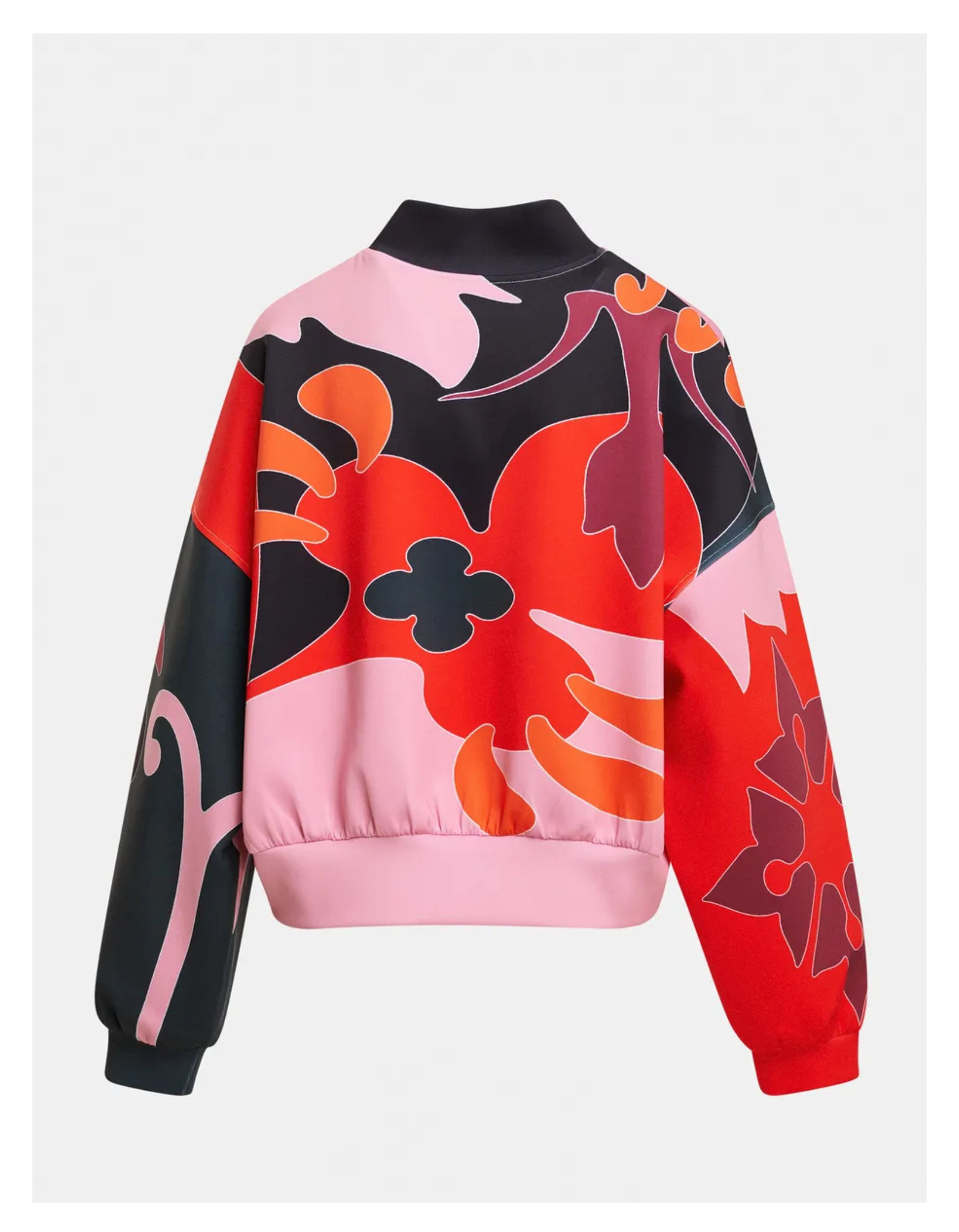 Essentiel Antwerp Placed Print Bomber Bomberjacks Rood Kiva