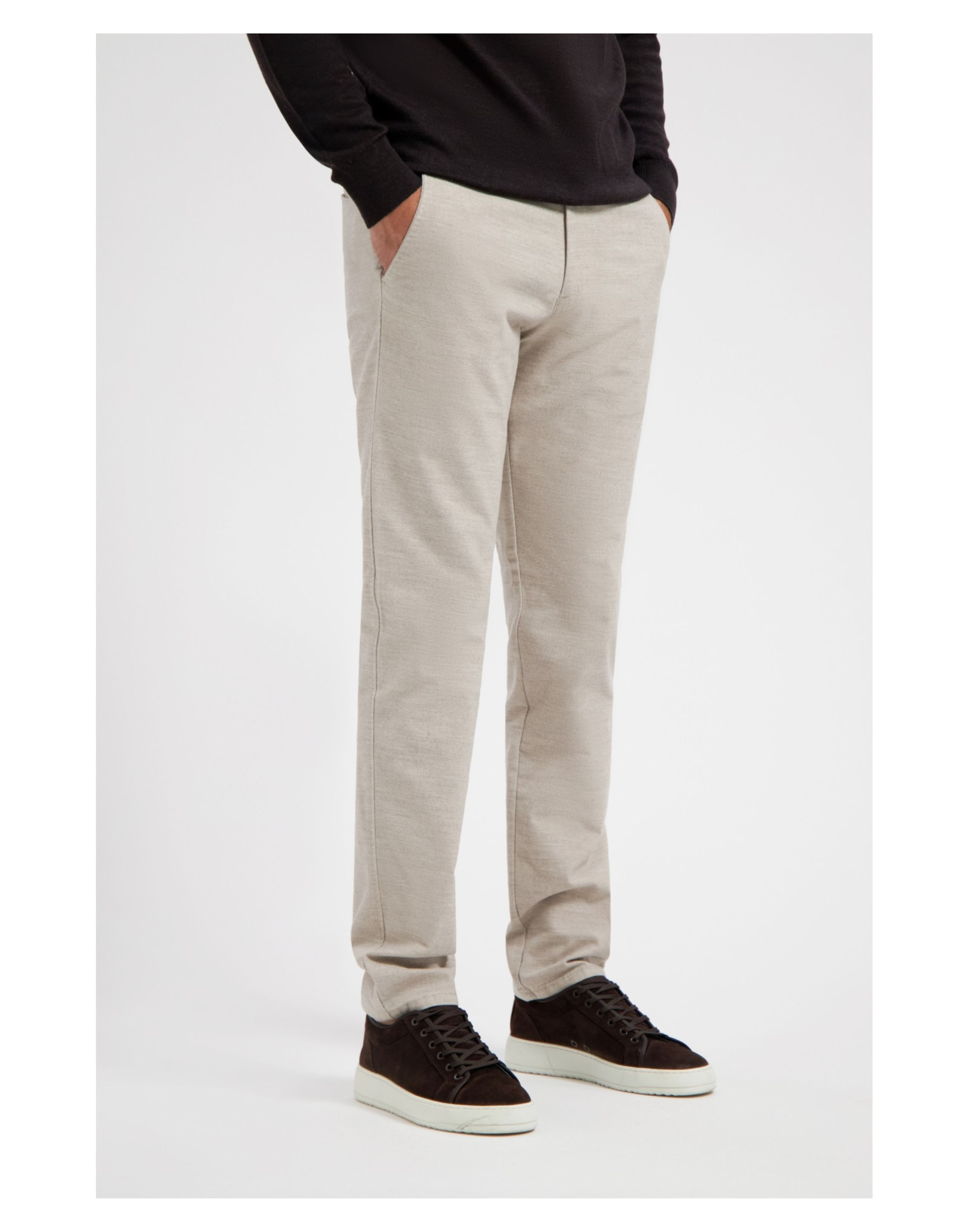 North84 Chino Wool Look Chino Beige 84152007