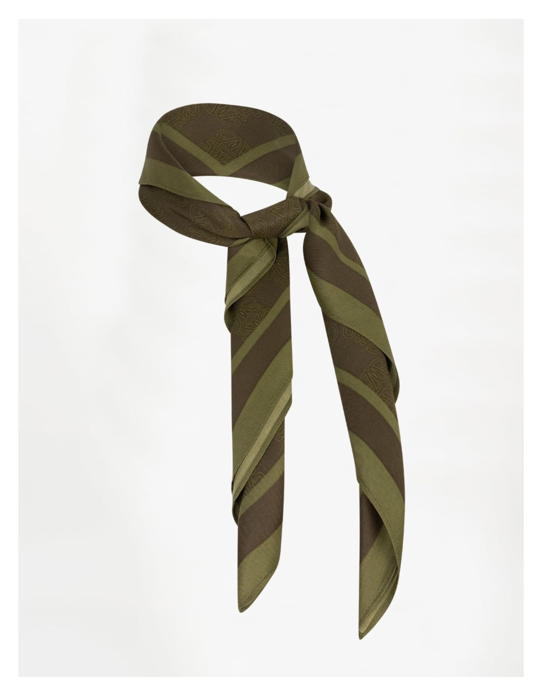 Dante 6 Monogram Printed Scarf Sjaals Olijf 263900