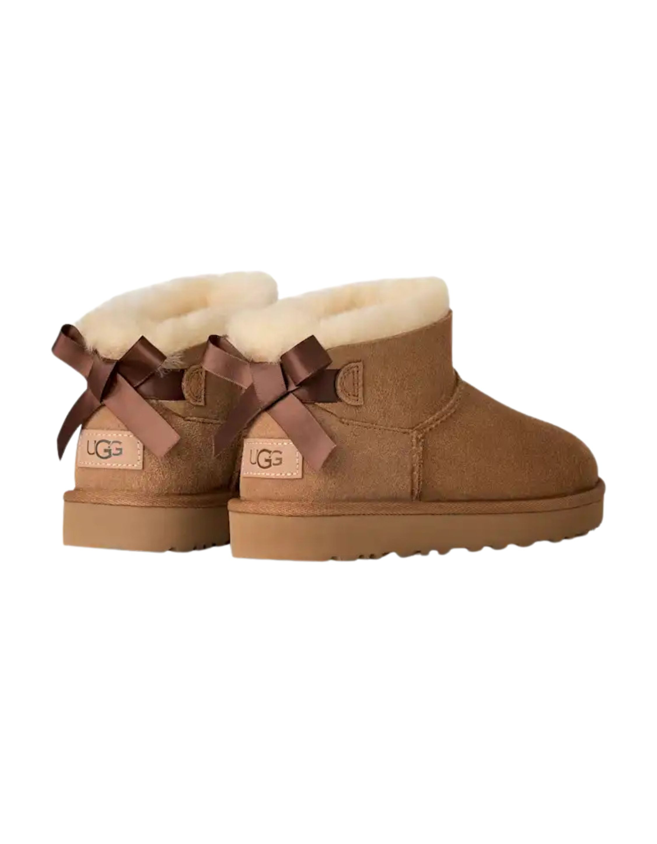 Ugg Ultra Mini Bailey Bow Boots Cognac 1185491