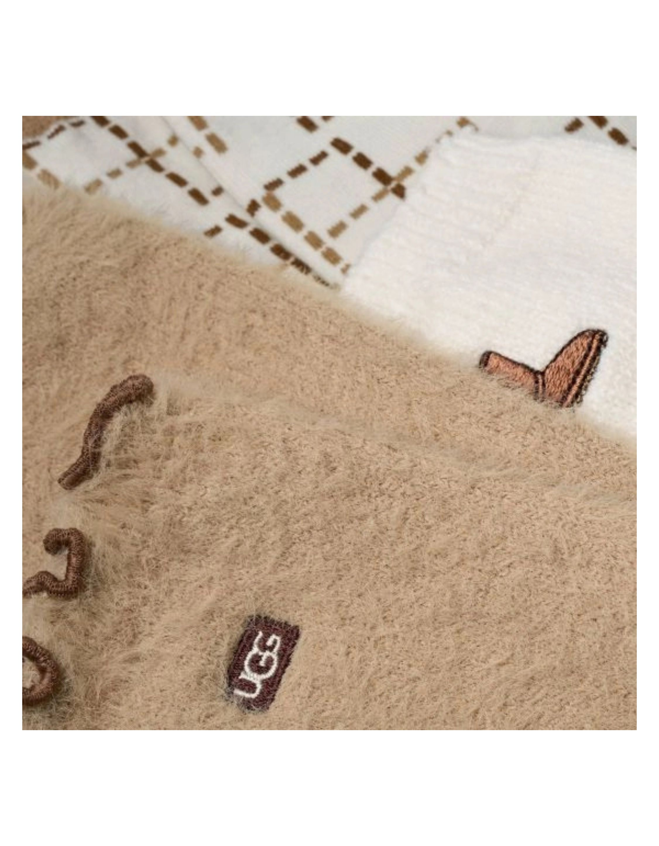 Ugg Classic Crew 3 Pack Sokken Zand 1181414