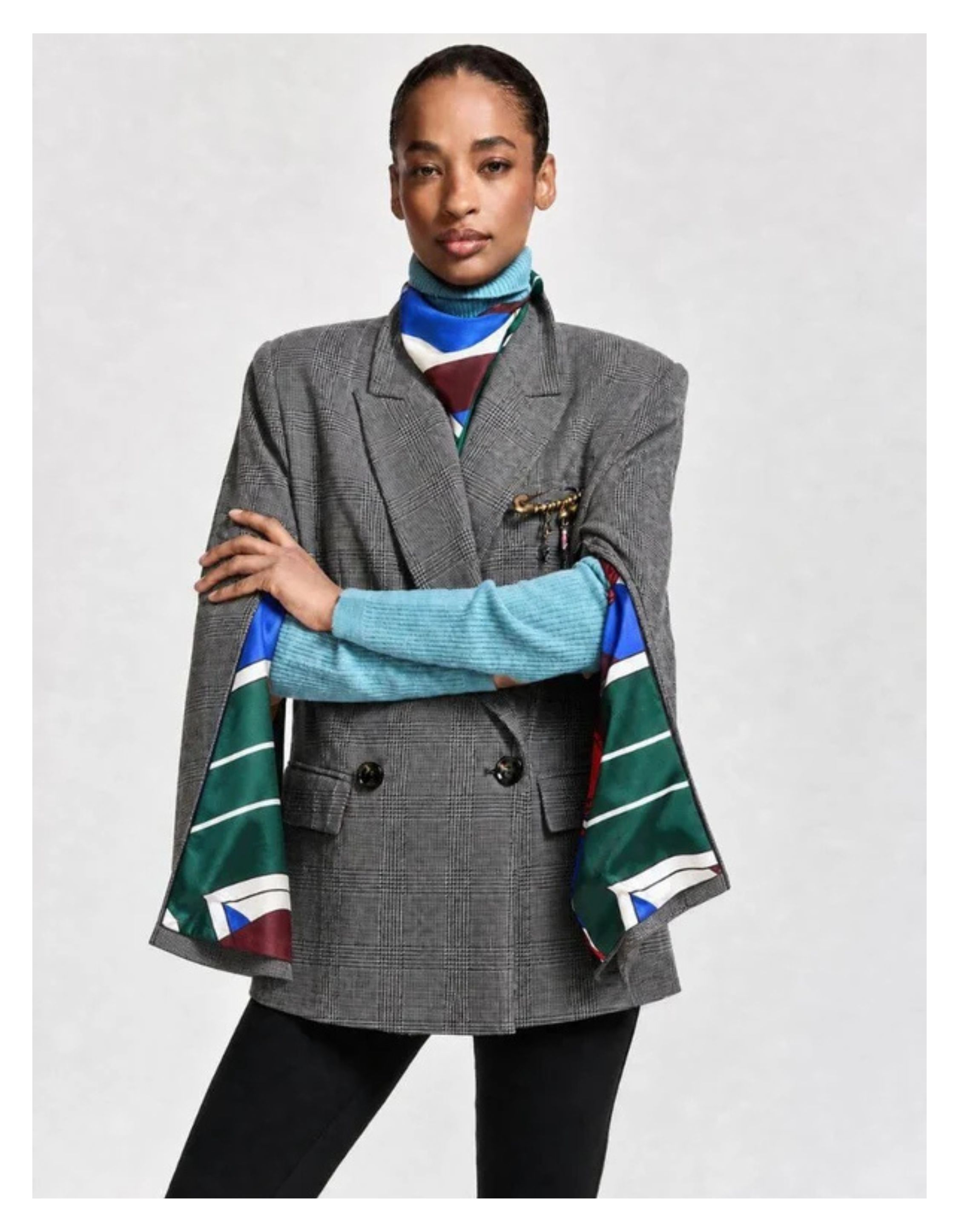 Essentiel Antwerp Oversized Blazer Blazers Grijs Kendra