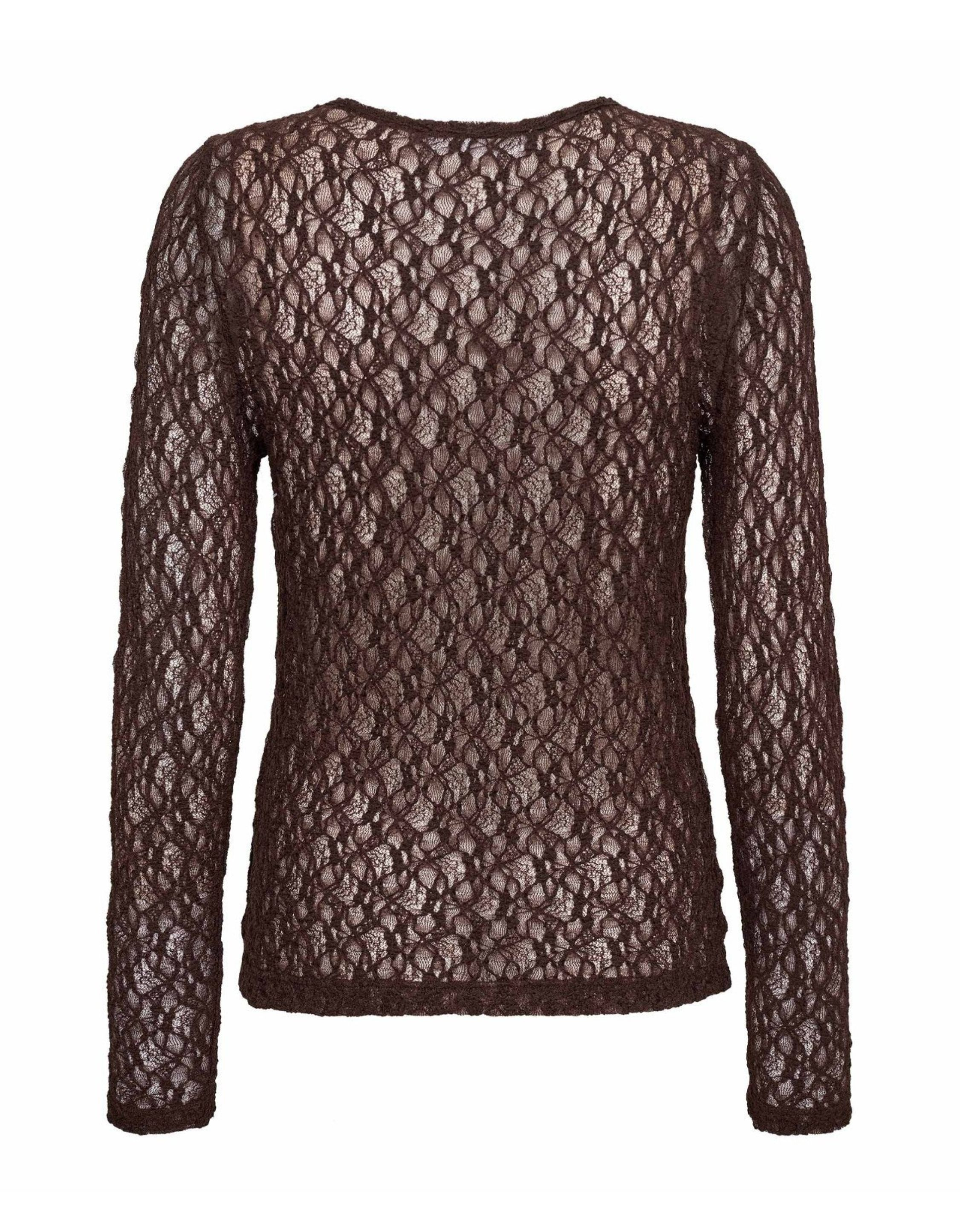 Co Couture Barnacc Longsleeves Donkerbruin 500052