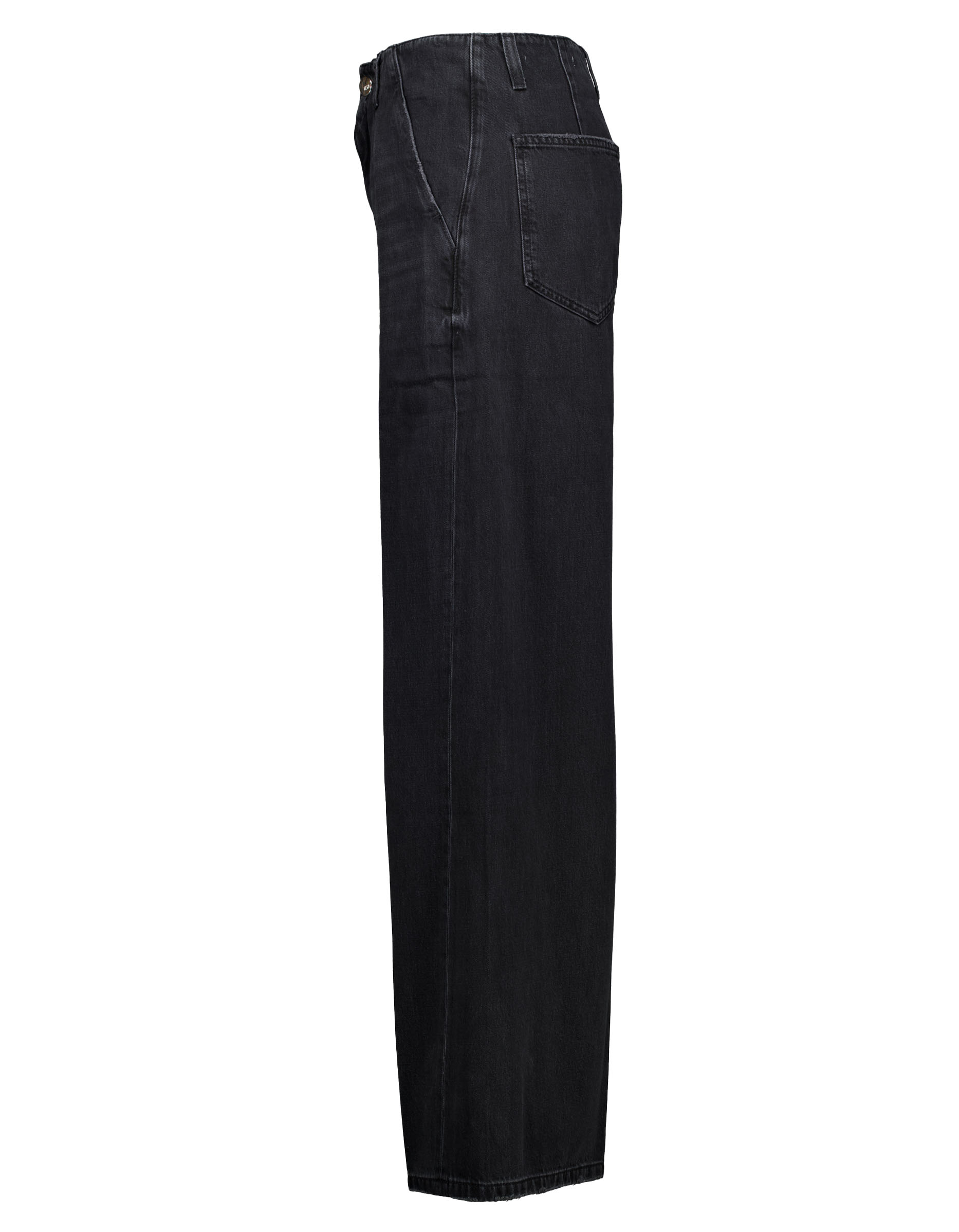 Goldgarn Twisted Wide Leg Jeans Zwart Ggw010330
