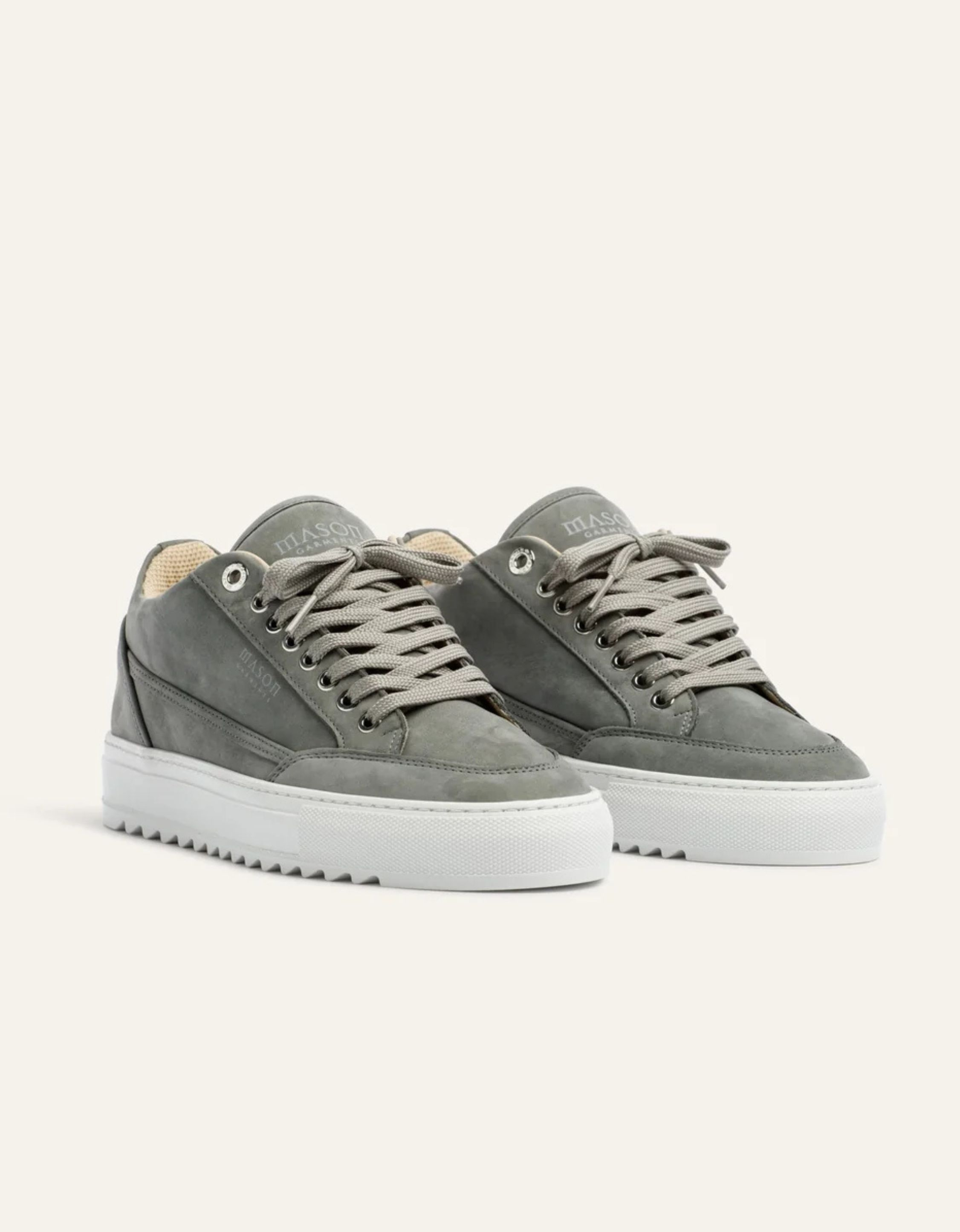 Mason Garments Tia Sollevamento Sneakers Lichtgrijs Mg62-3