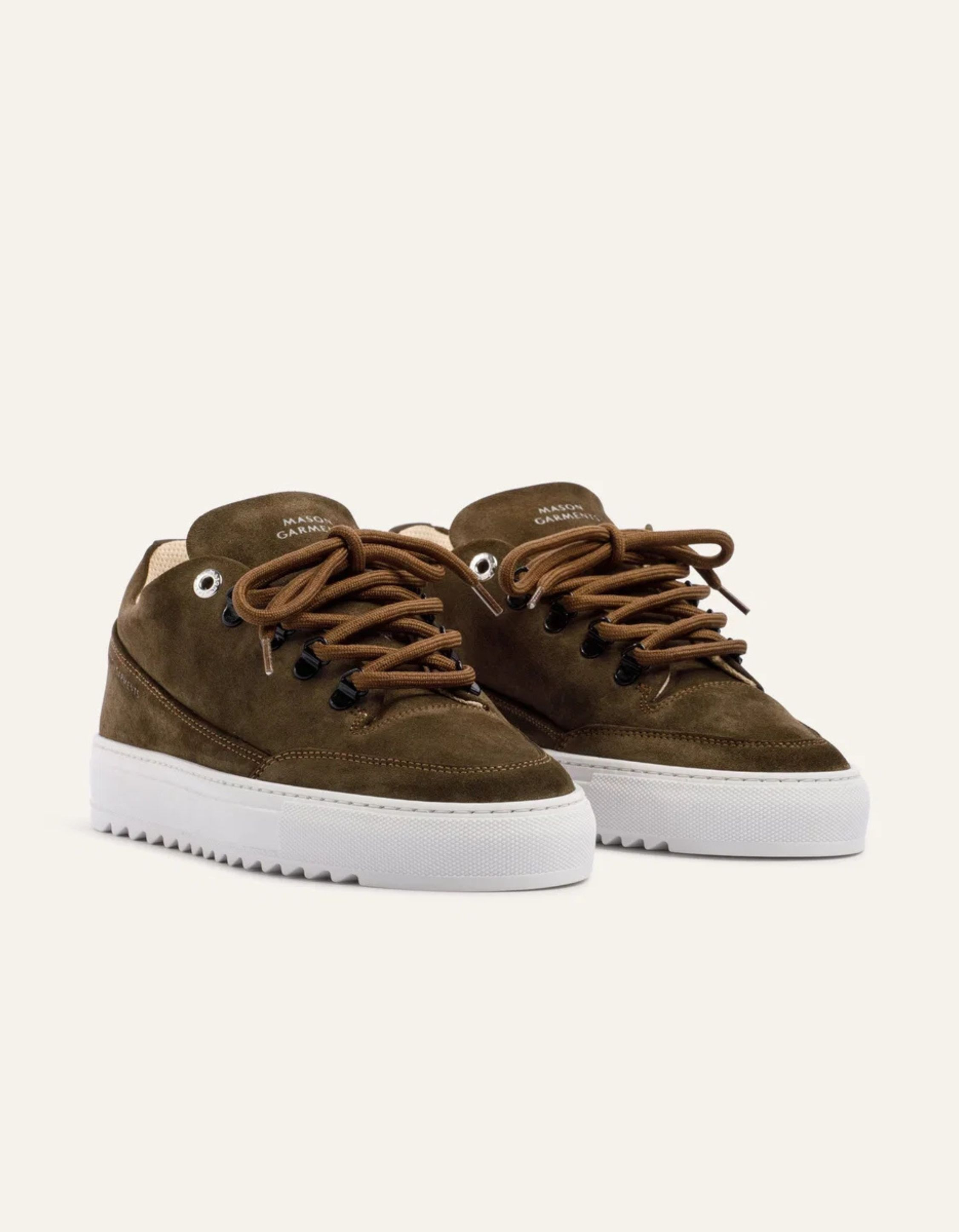 Mason Garments Torino Colorato Sneakers Donkergroen Mg62-15