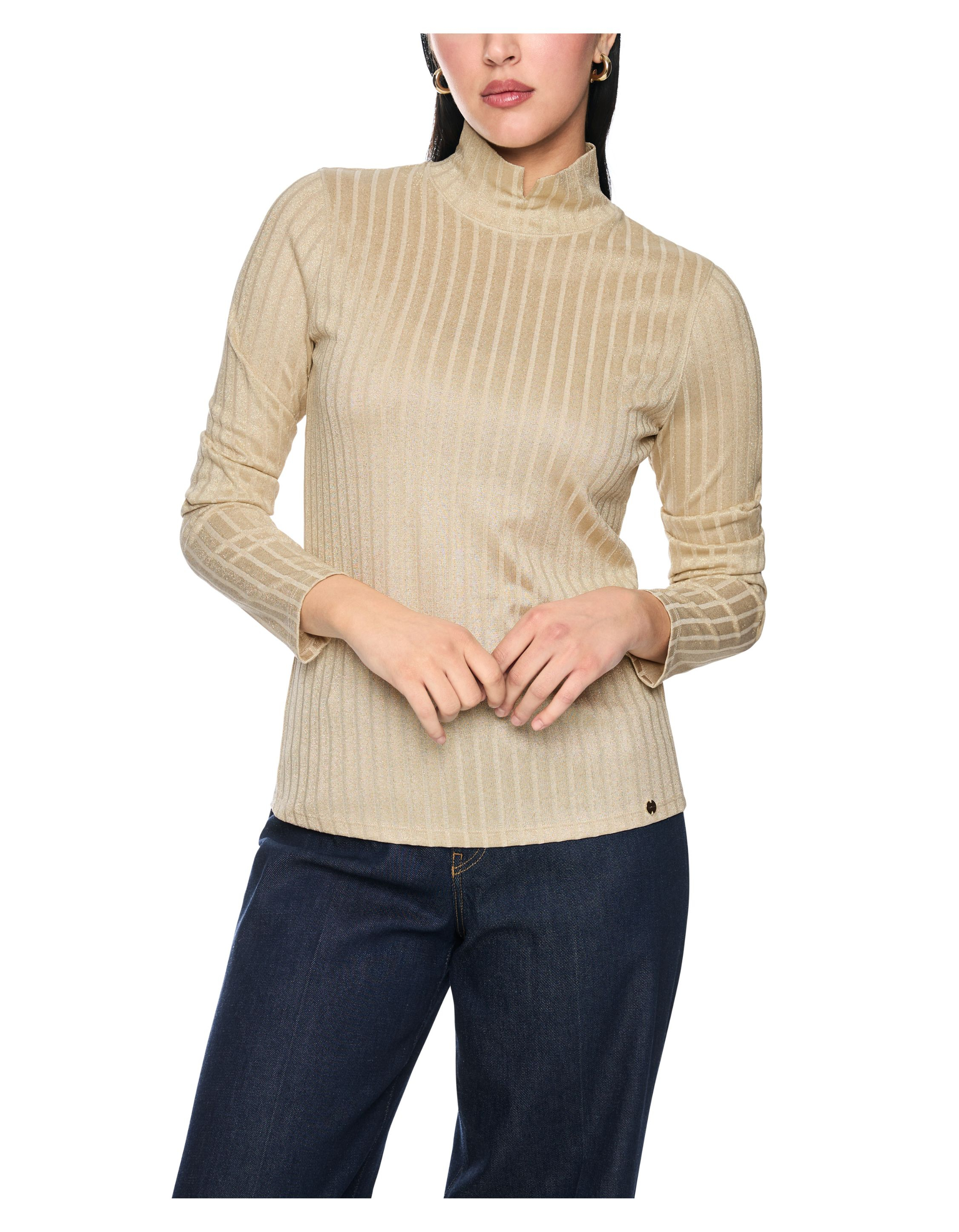 Marccain T-shirt T-shirts Bruin Bc 48.70 J21
