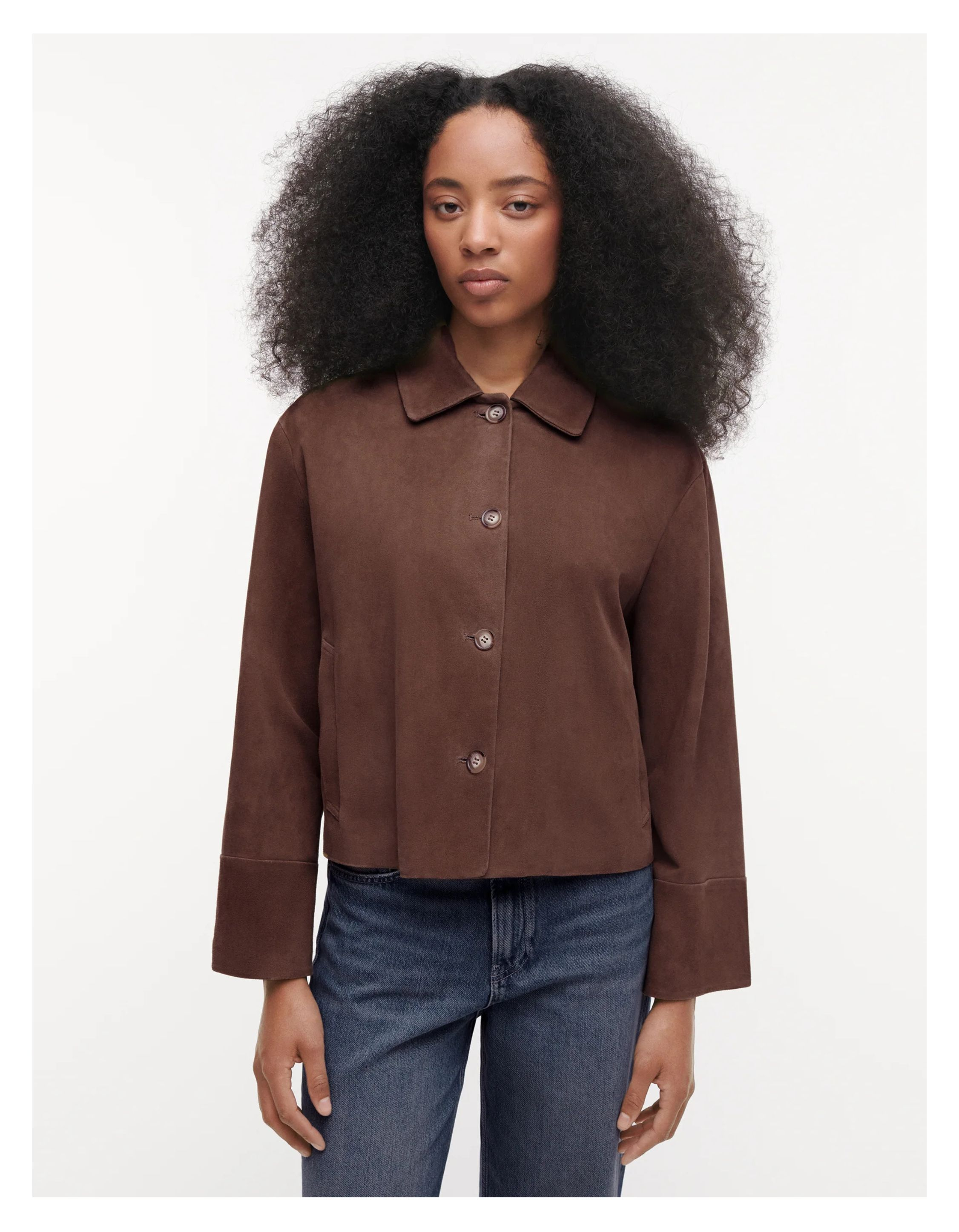 Studio Ar Elaine Jackets Donkerbruin 006l266020.01