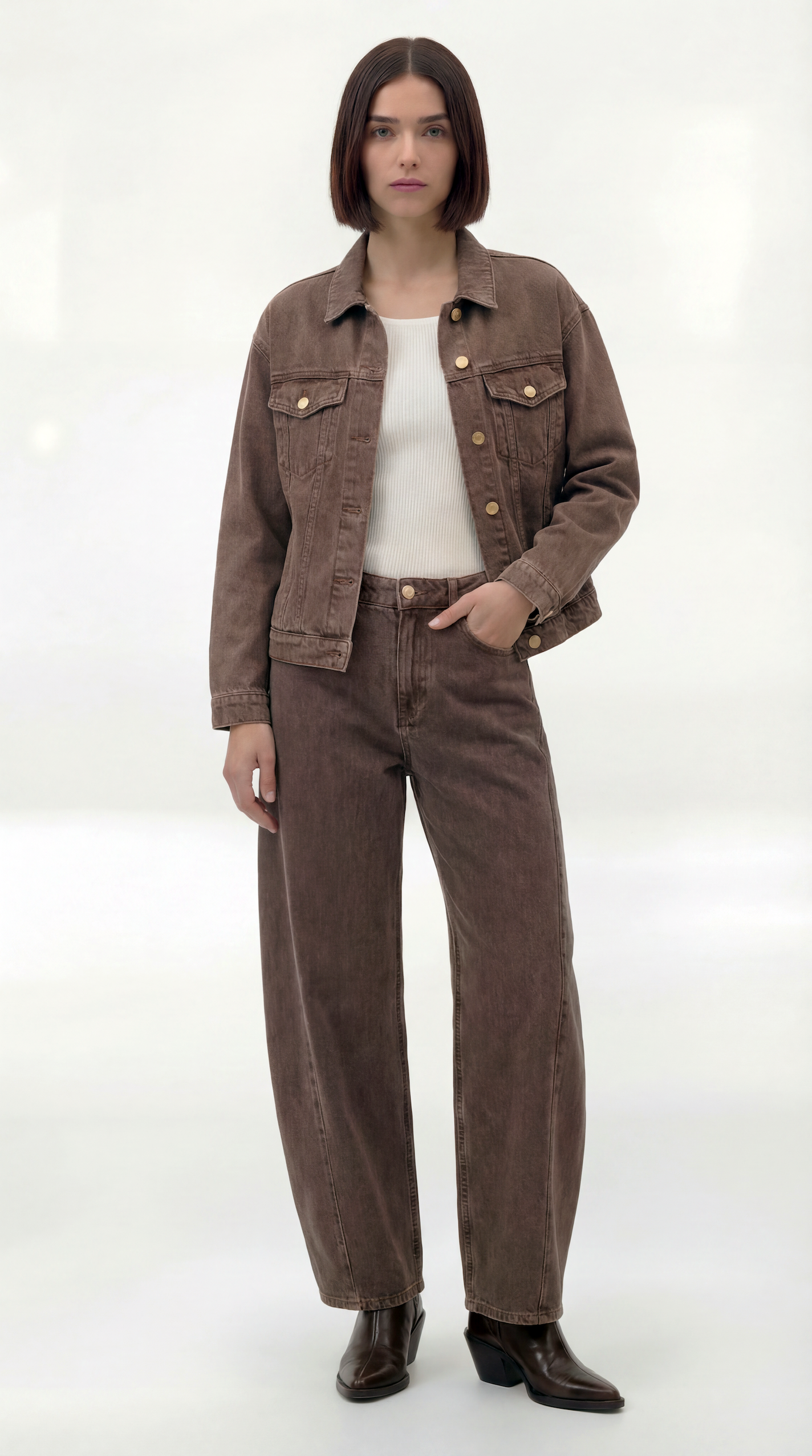 Goldgarn Balloon Jeans Lichtbruin Ggw012300