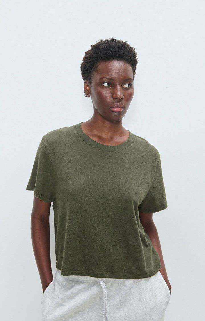 American Vintage Ypawood T-shirts Olijf Ypa02gh26