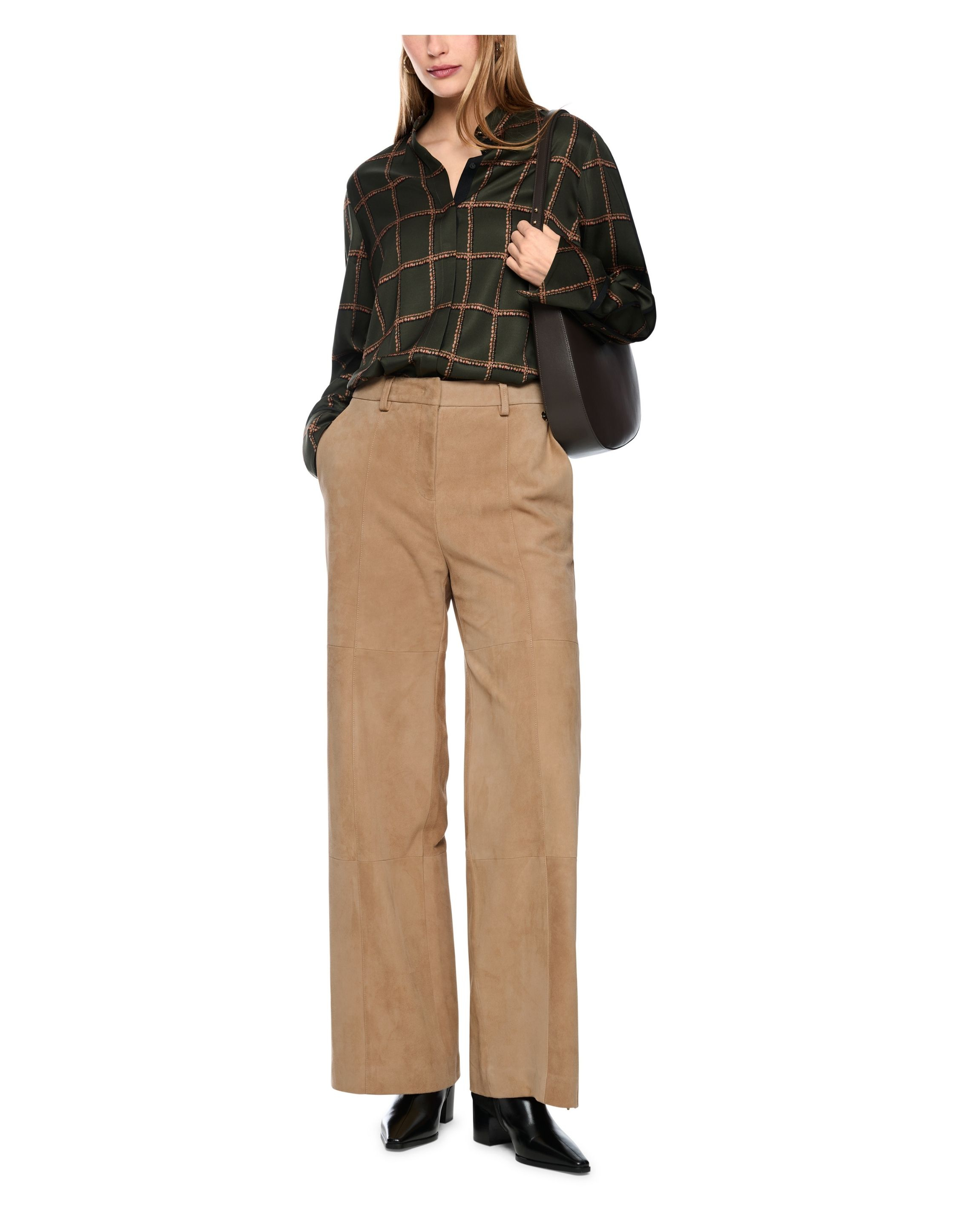 Marccain Pantalon Pantalons Bruin Bc 81.72 L02
