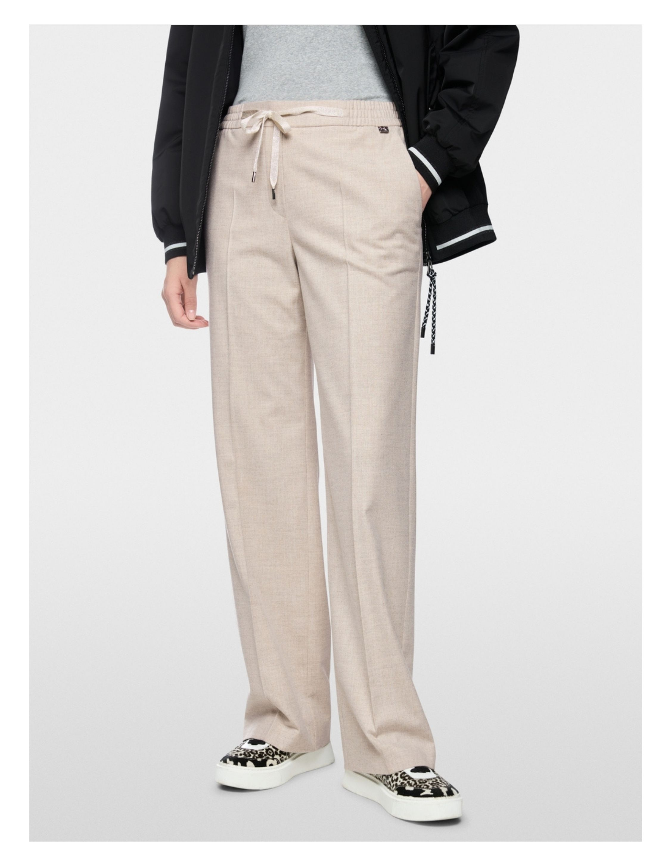 Marccain Pantalon Pantalons Beige Bp 81.48 W07