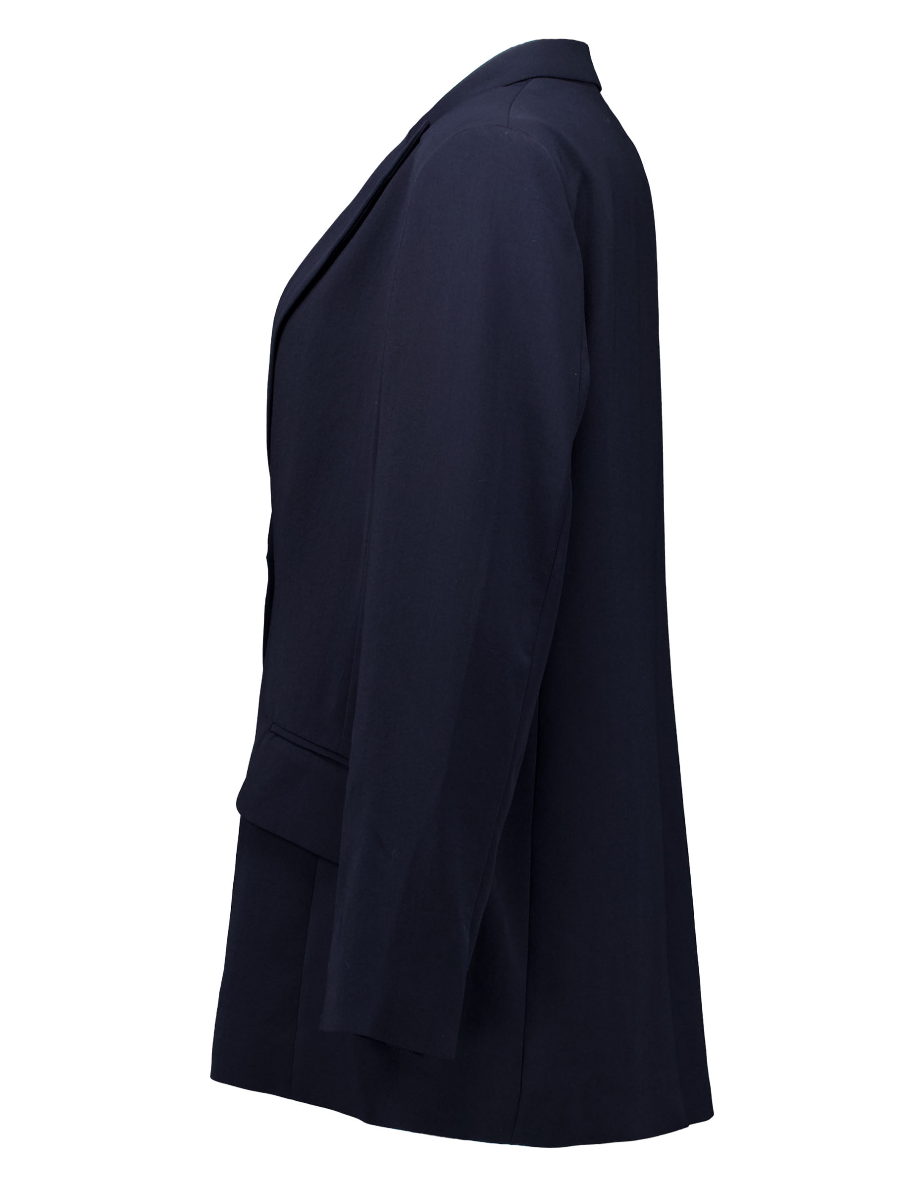 Zenggi Jap Crepe Relaxed Blazers Donkerblauw Y08-1006 3034