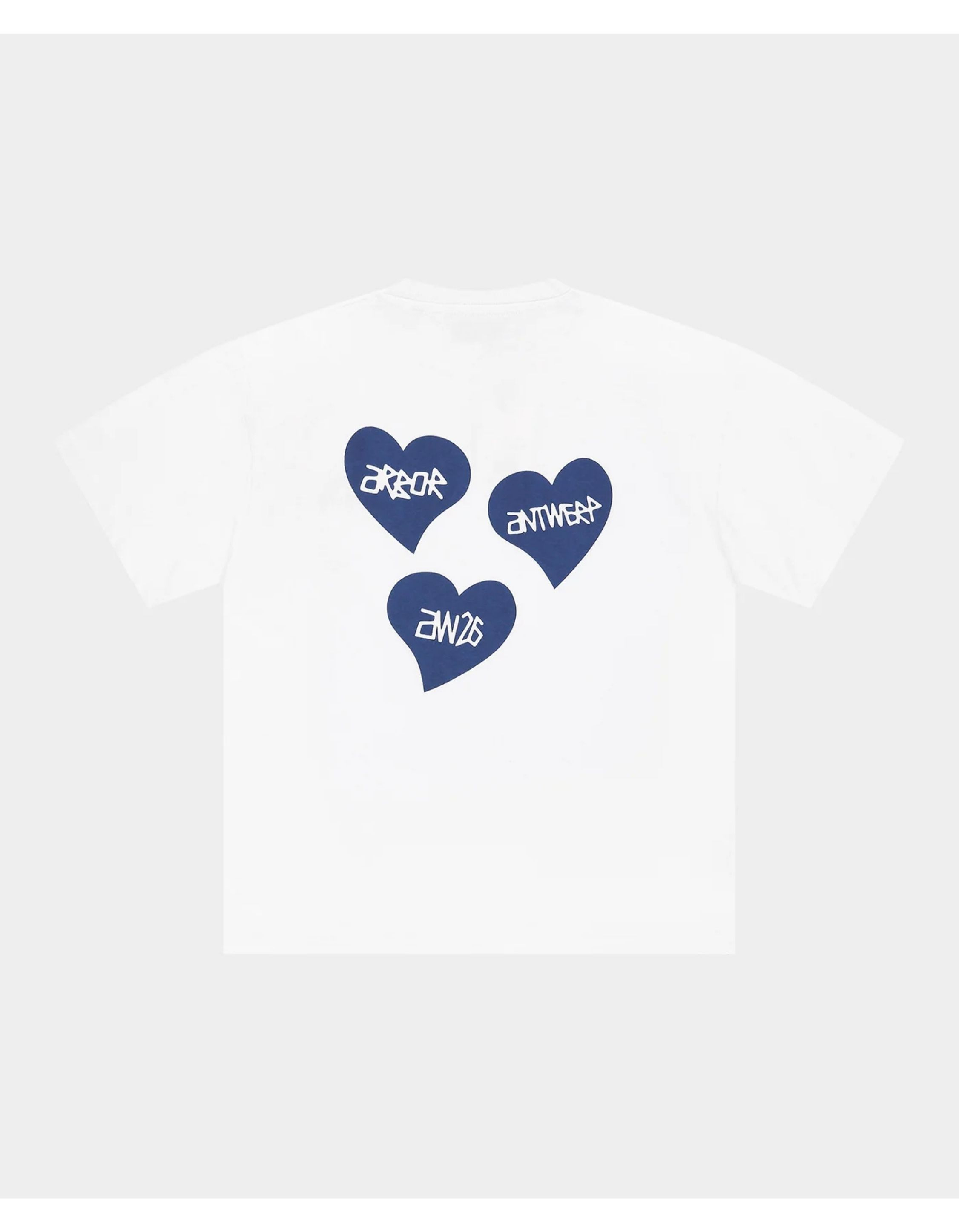 Arbor Antwerp Triple Love T-shirts Blauw Triple Love