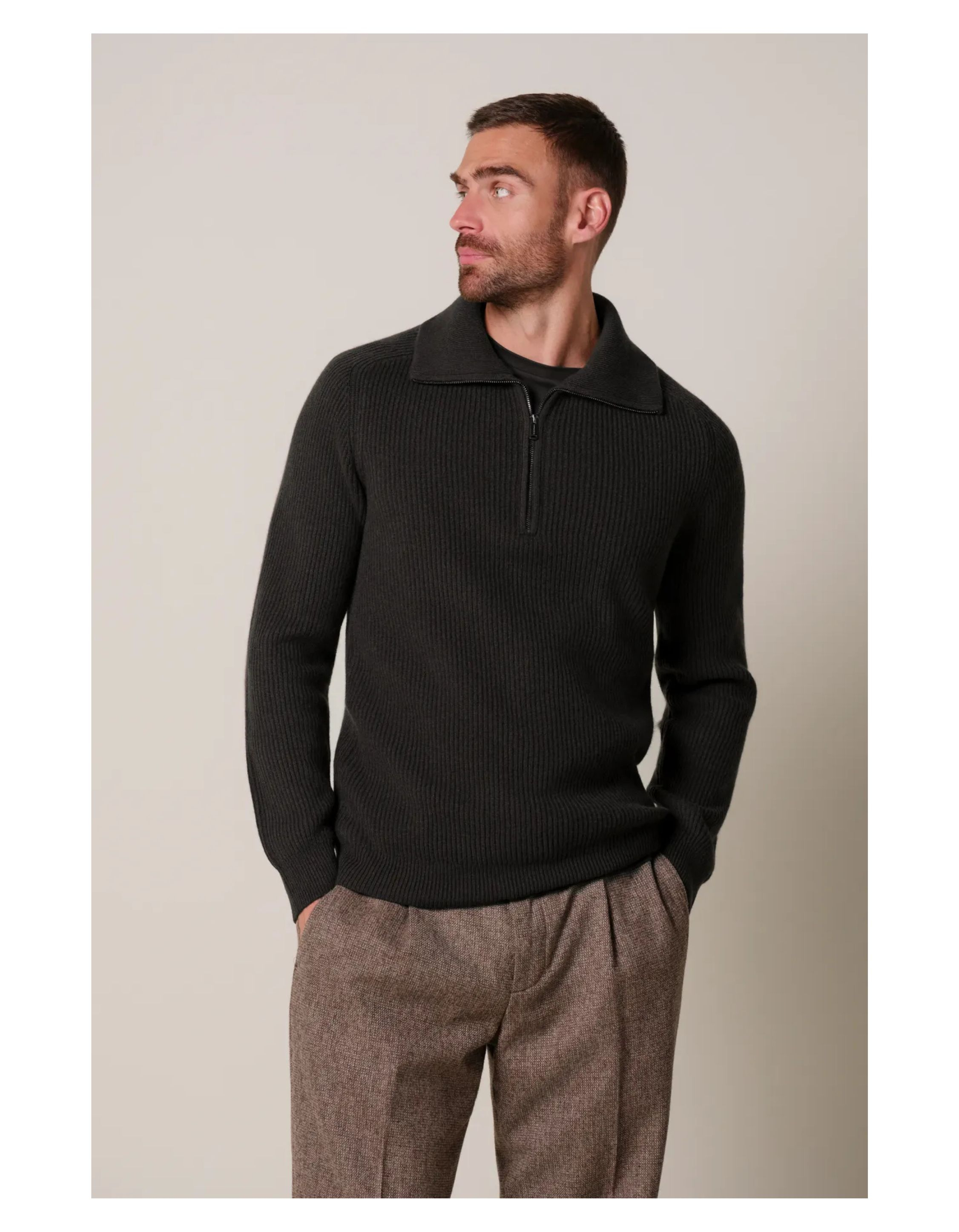 Profuomo Ppxj30058 Pullovers Donkerbruin Ppxj30058
