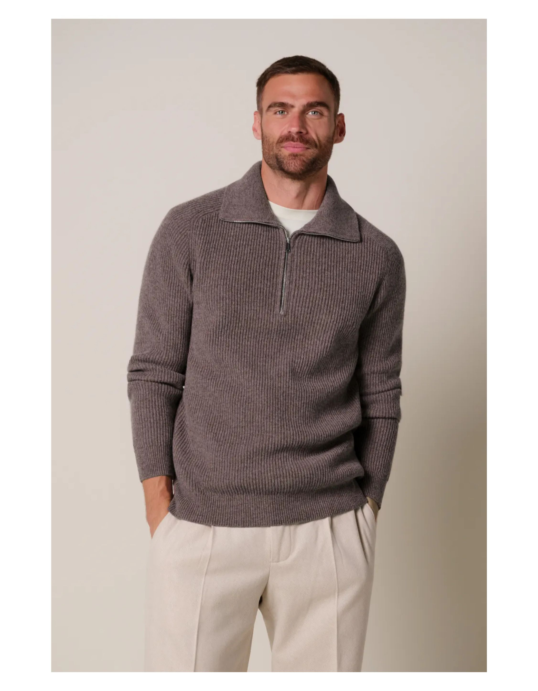 Profuomo Ppxj30058 Pullovers Aubergine Ppxj30058