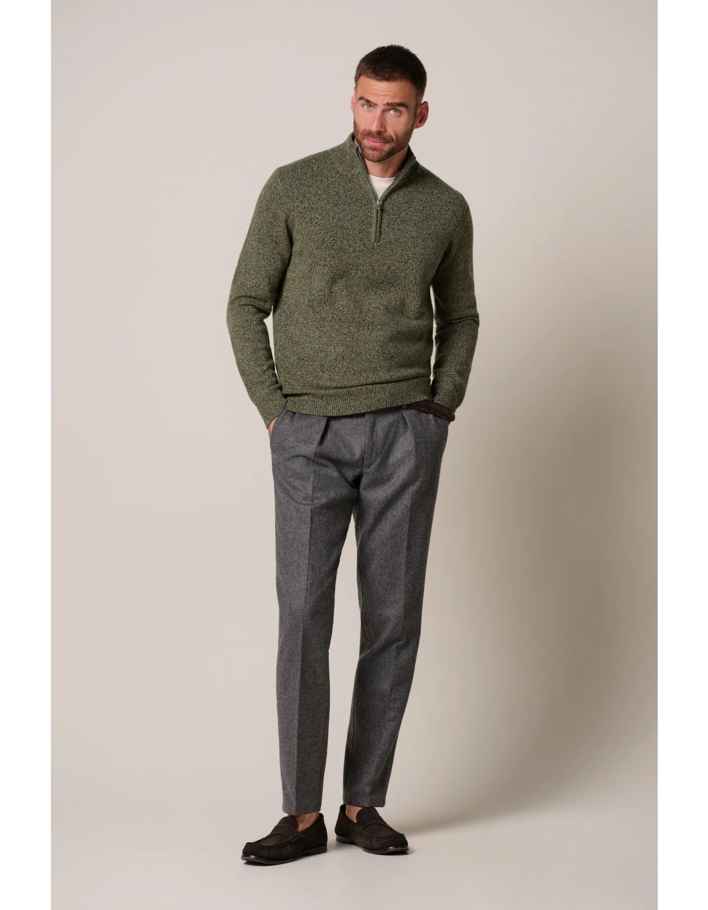 Profuomo Ppxj30047 Pullovers Donkergroen Ppxj30047