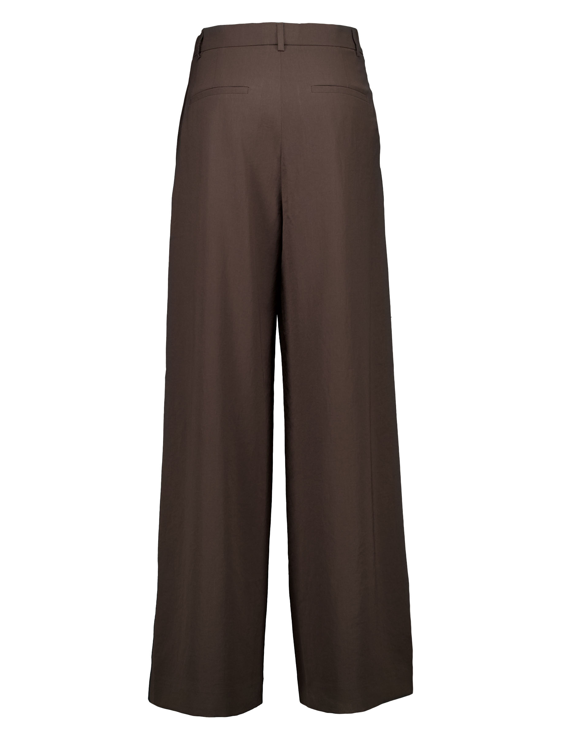 Zenggi Jap Crepe Micah Pantalons Donkerbruin Y05-1013 3034
