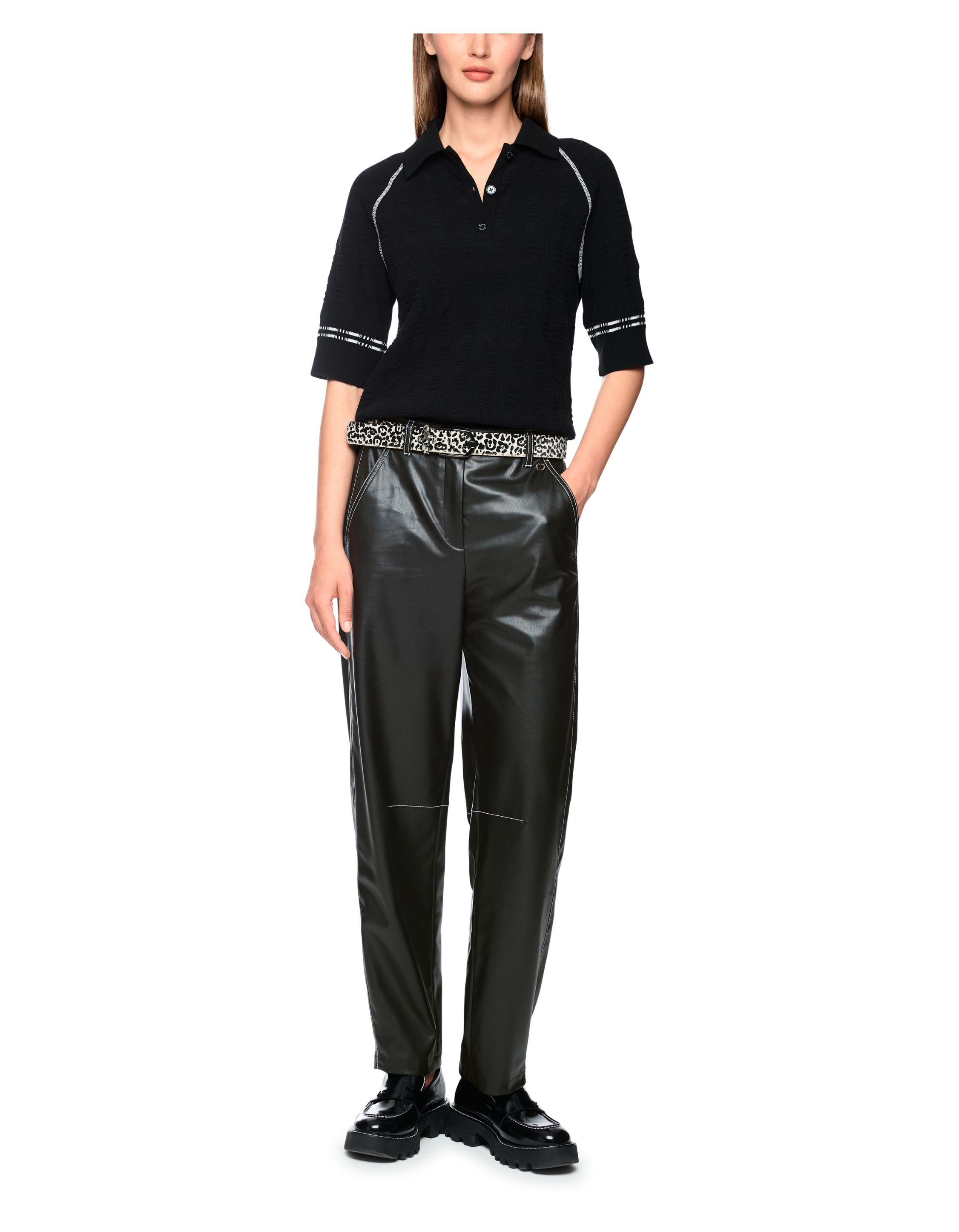 Marccain Pantalon Pantalons Zwart Bs 81.45 J63