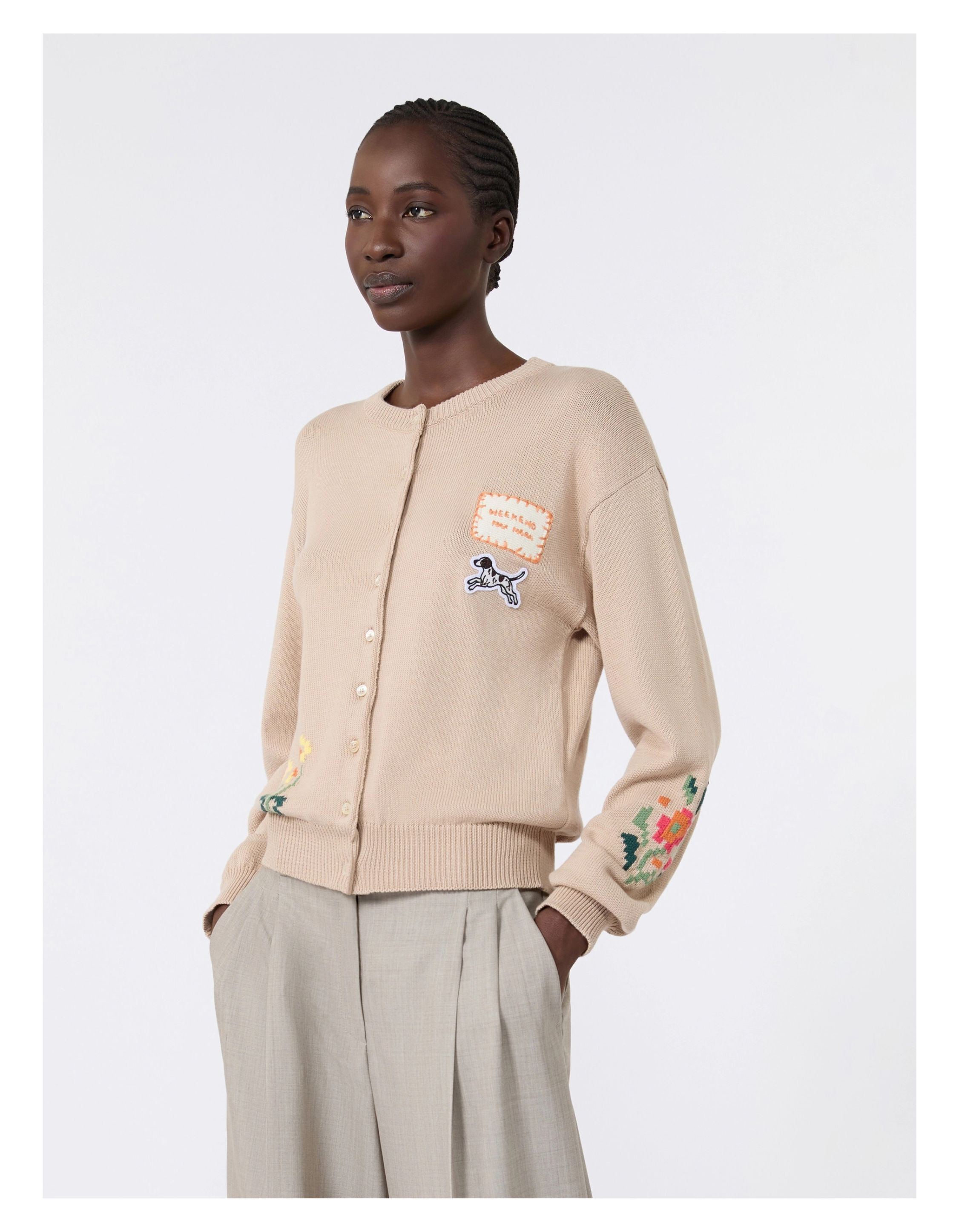 Max Mara Weekend Wkdteiera Vesten Zand 2625346041600