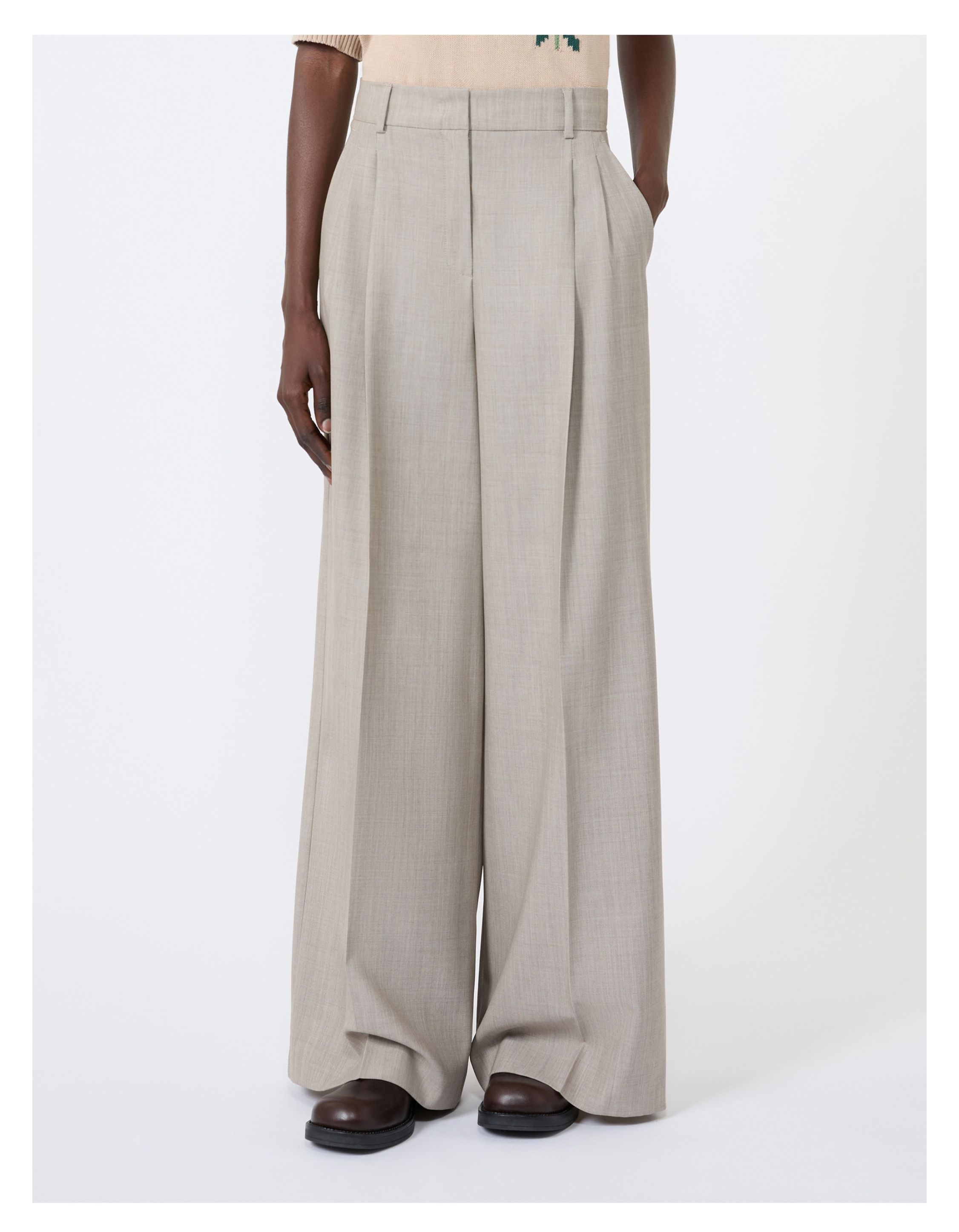 Max Mara Weekend Wkdovvio Pantalons Beige 2625136051600