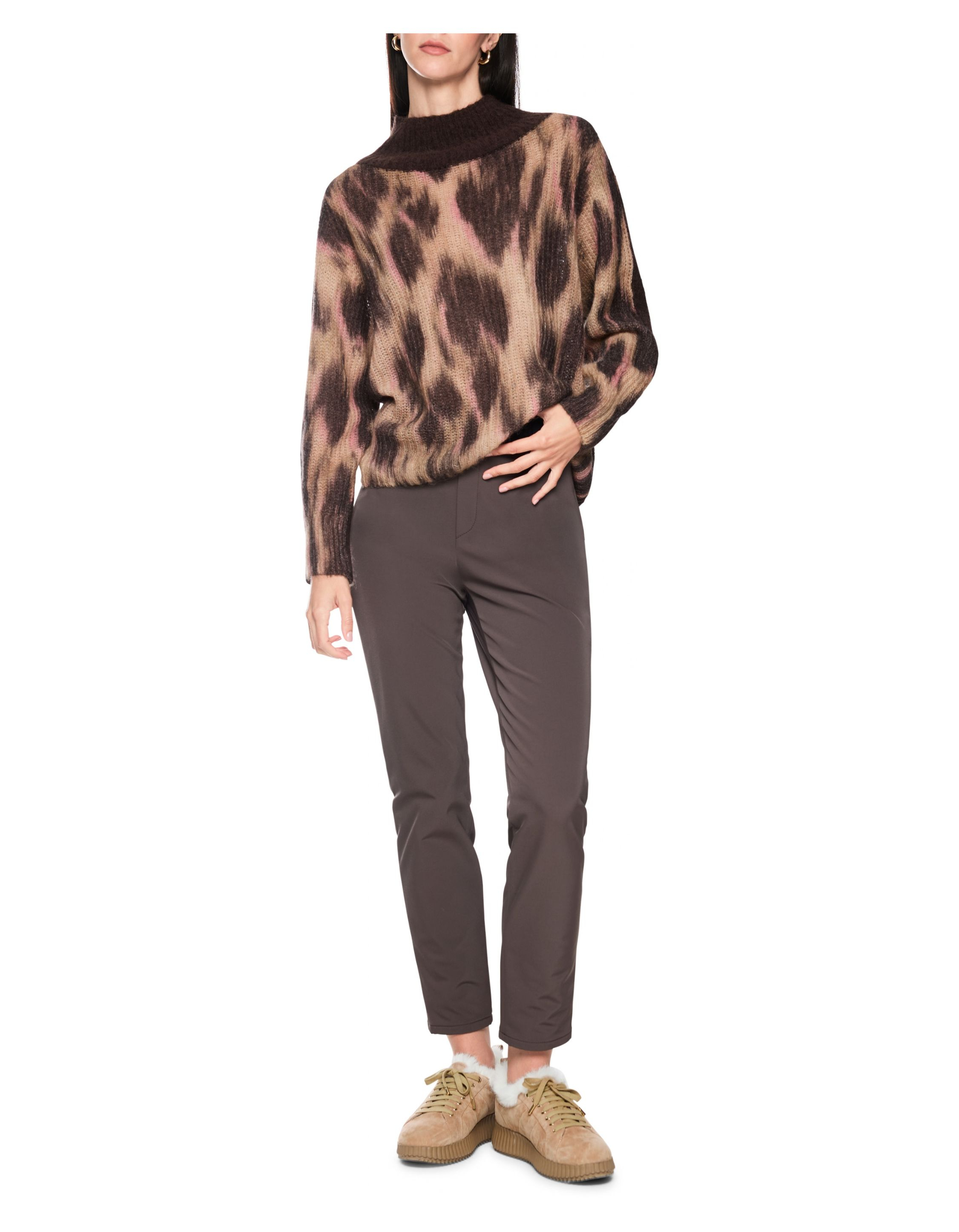 Marccain Trui Truien Bruin Bs 41.38 M33