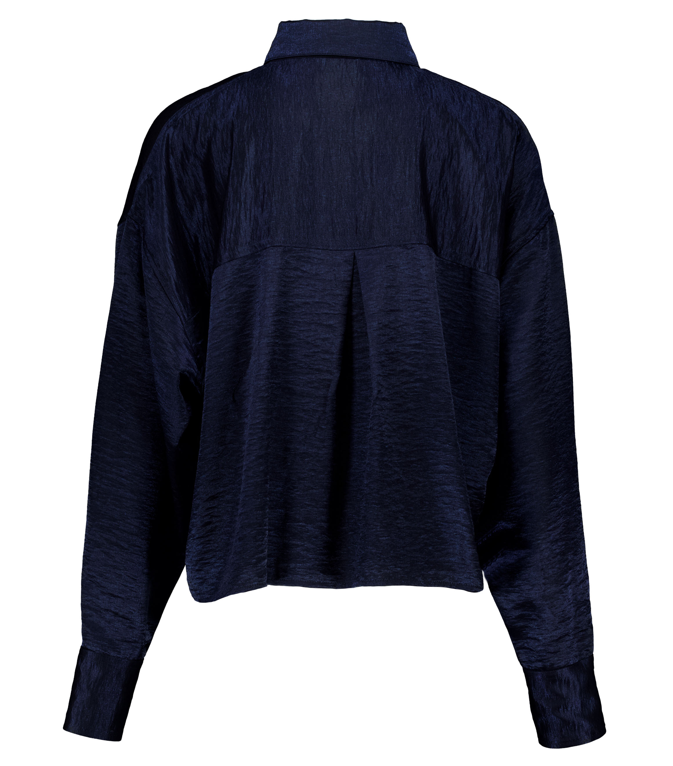 Femmes Du Sud Bs-0021 Blouses Donkerblauw Allison Satin