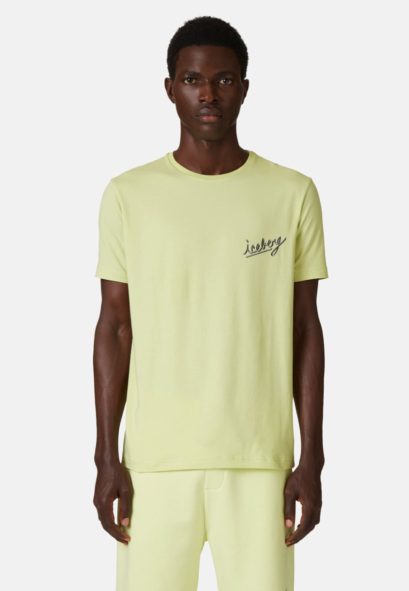 Iceberg  T-shirts Lime 24ei1p0f0116318