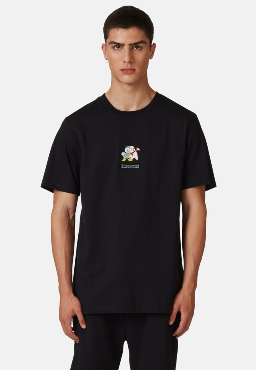 Iceberg  T-shirts Zwart 24ei1p0f02a6325