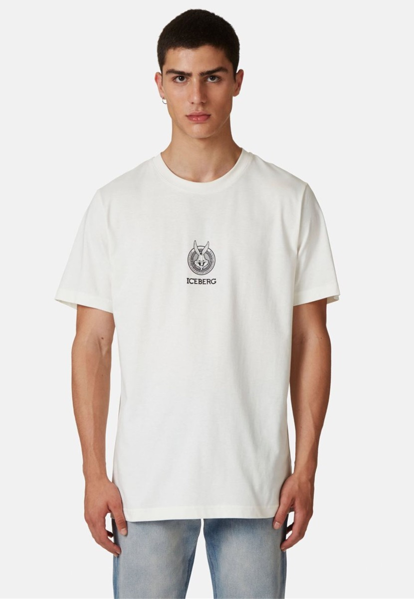 Iceberg  T-shirts Ecru 24ei1p0f02a6325