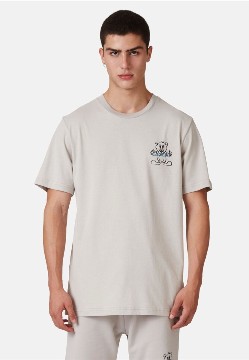 Iceberg  T-shirts Lichtgrijs 24ei1p0f02f6306
