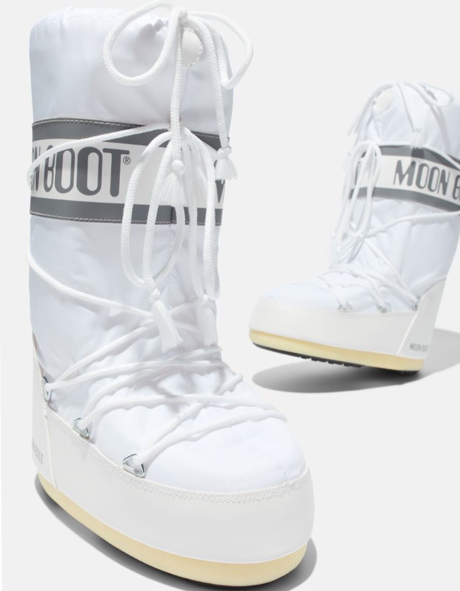 Moon Boot Mb Icon Nylon Boots Wit 80d1400440